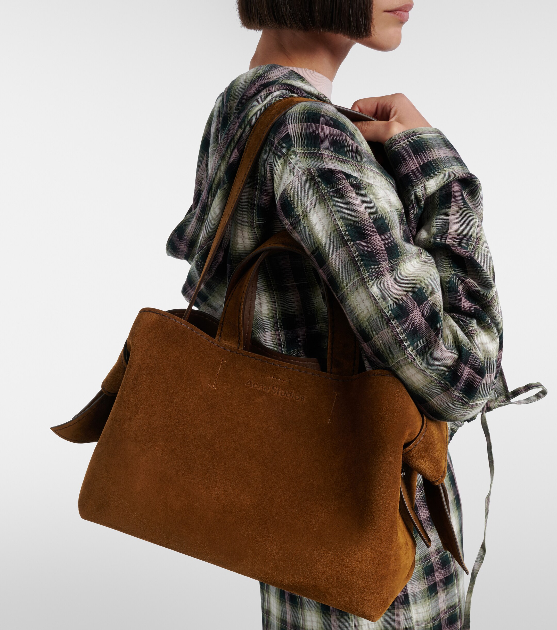 Acne Studios Musubi suede tote bag