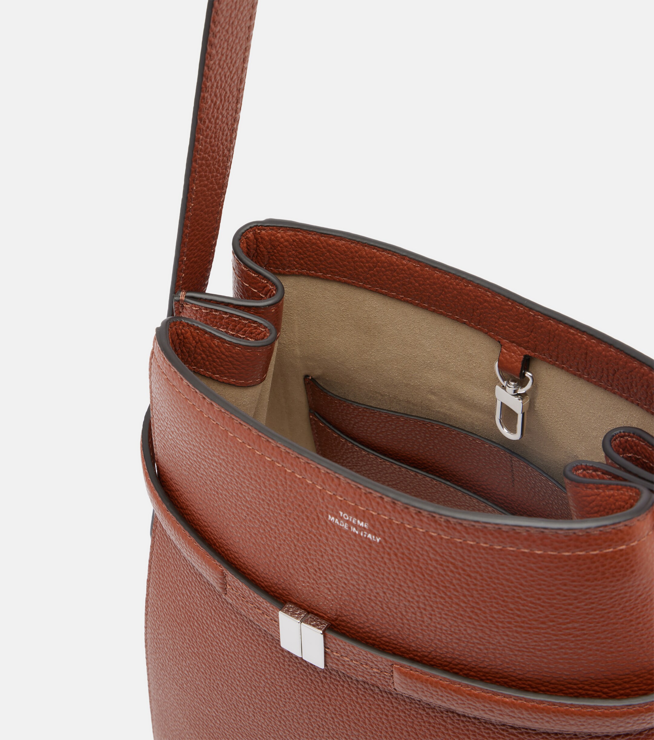 TOTEME Belted leather tote bag