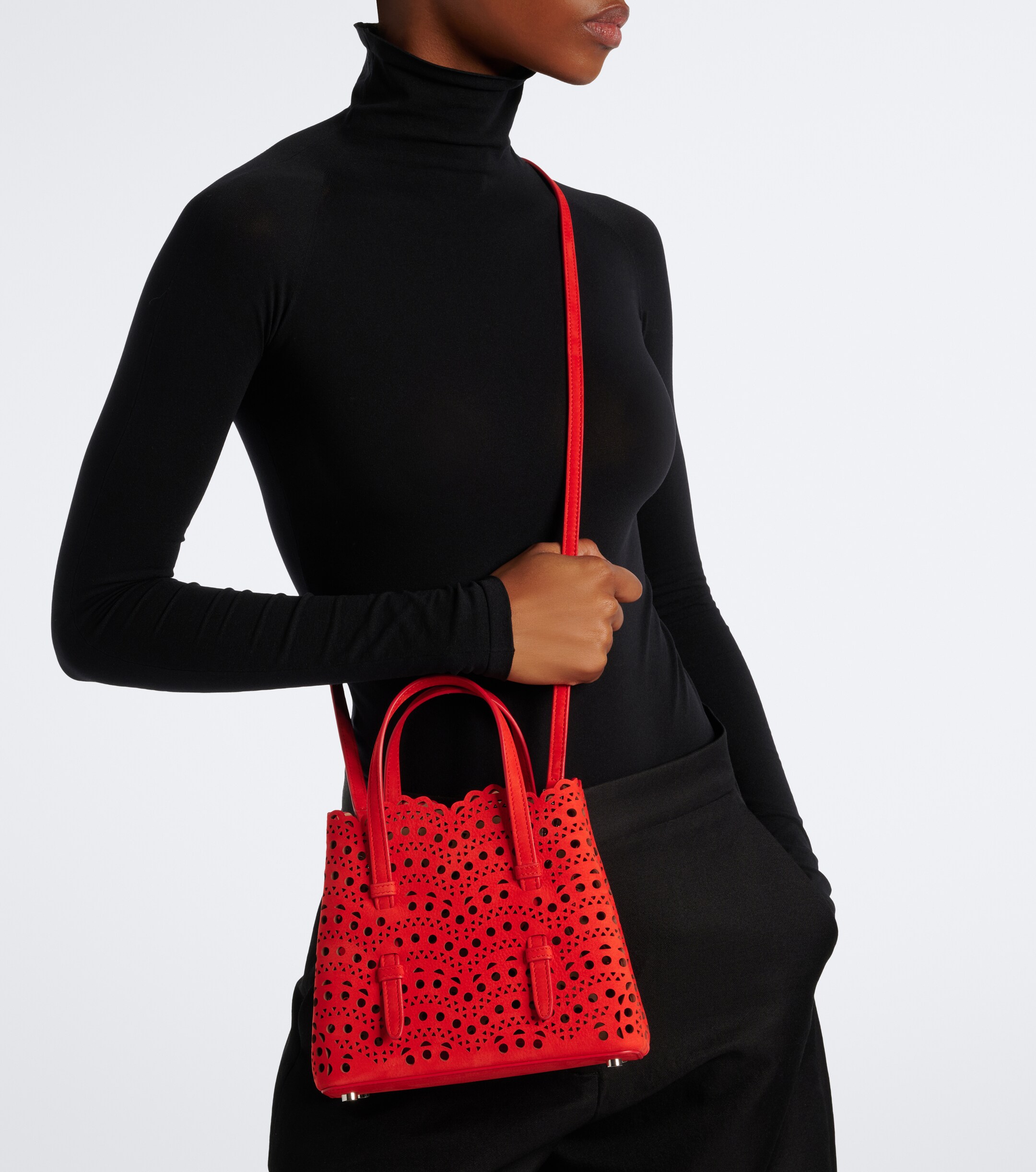 Alaïa Mina 20 Vienne leather tote bag