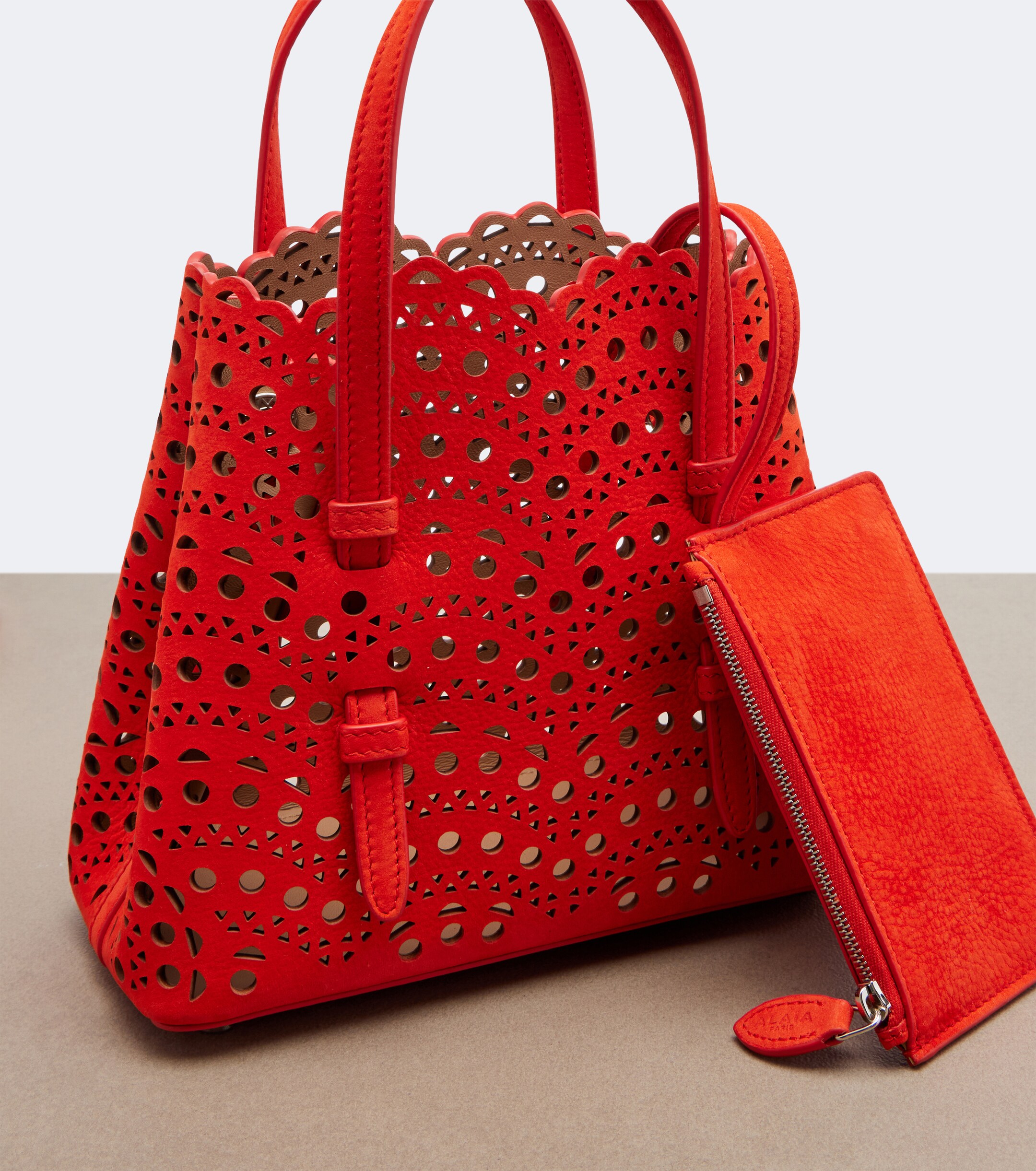 Alaïa Mina 20 Vienne leather tote bag