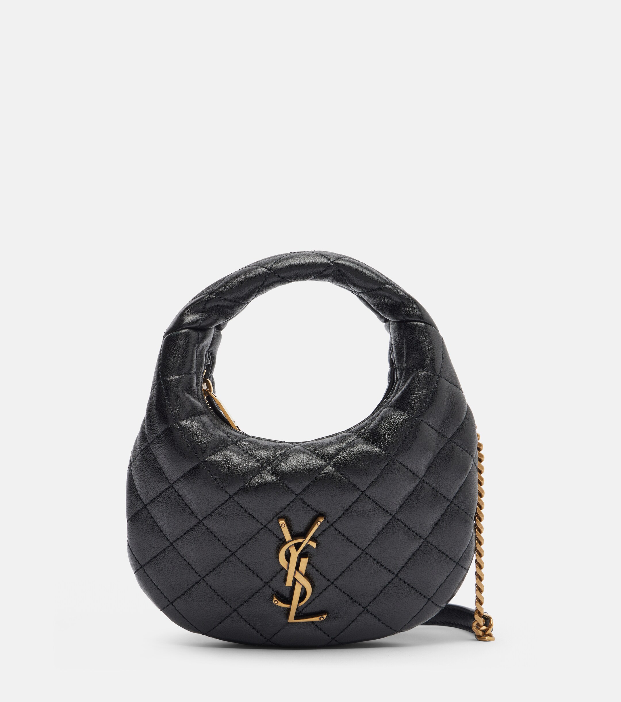 Saint Laurent Icarino Mini quilted leather top-handle bag