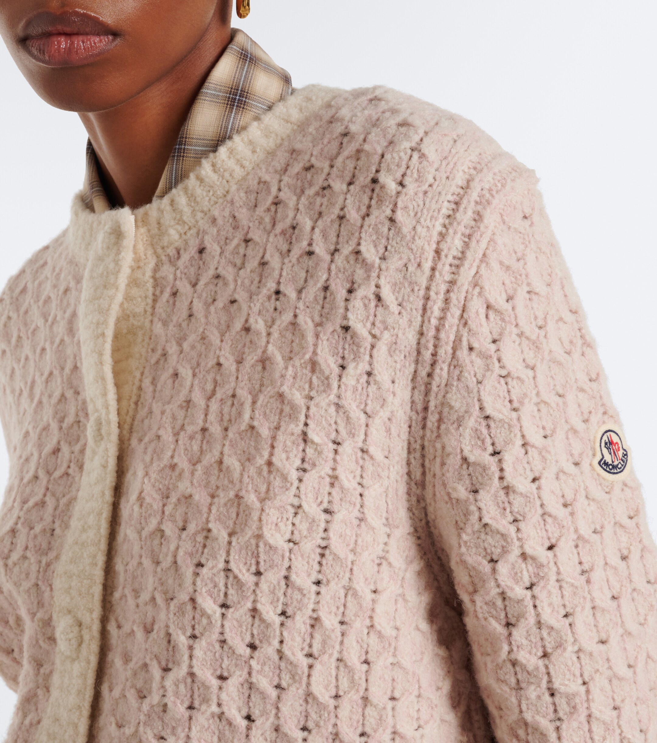 Moncler Moncler Wool and alpaca-blend cardigan