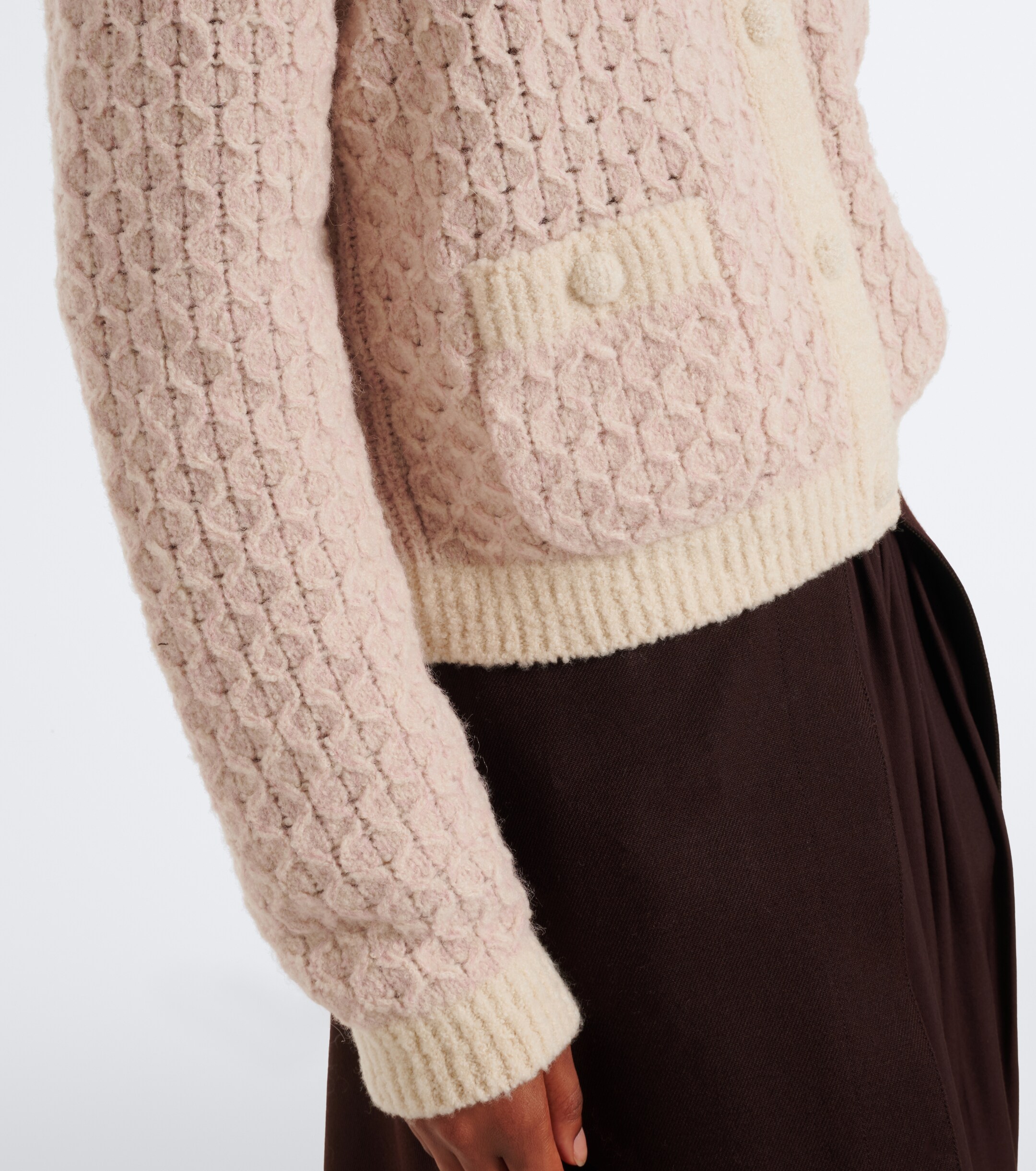 Moncler Moncler Wool and alpaca-blend cardigan