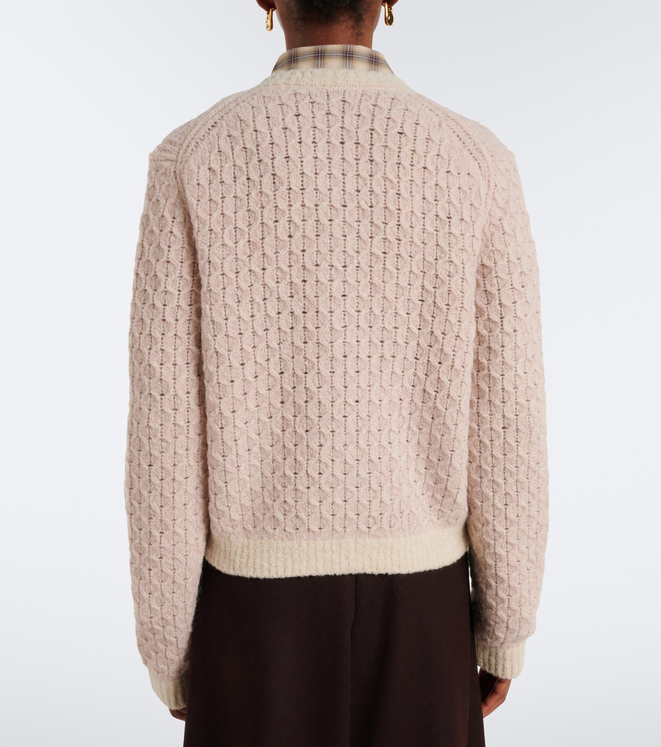 Moncler Moncler Wool and alpaca-blend cardigan