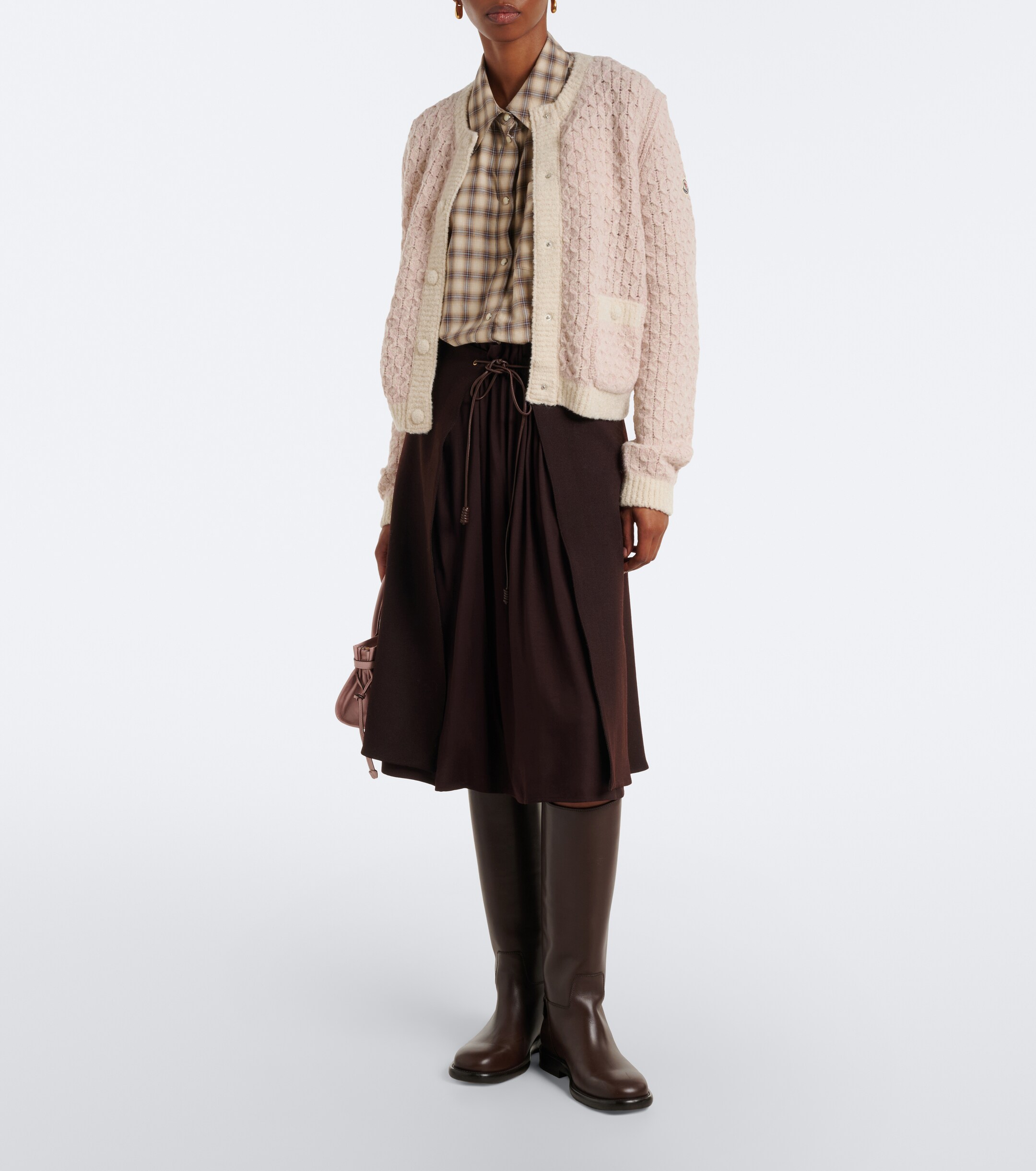 Moncler Moncler Wool and alpaca-blend cardigan