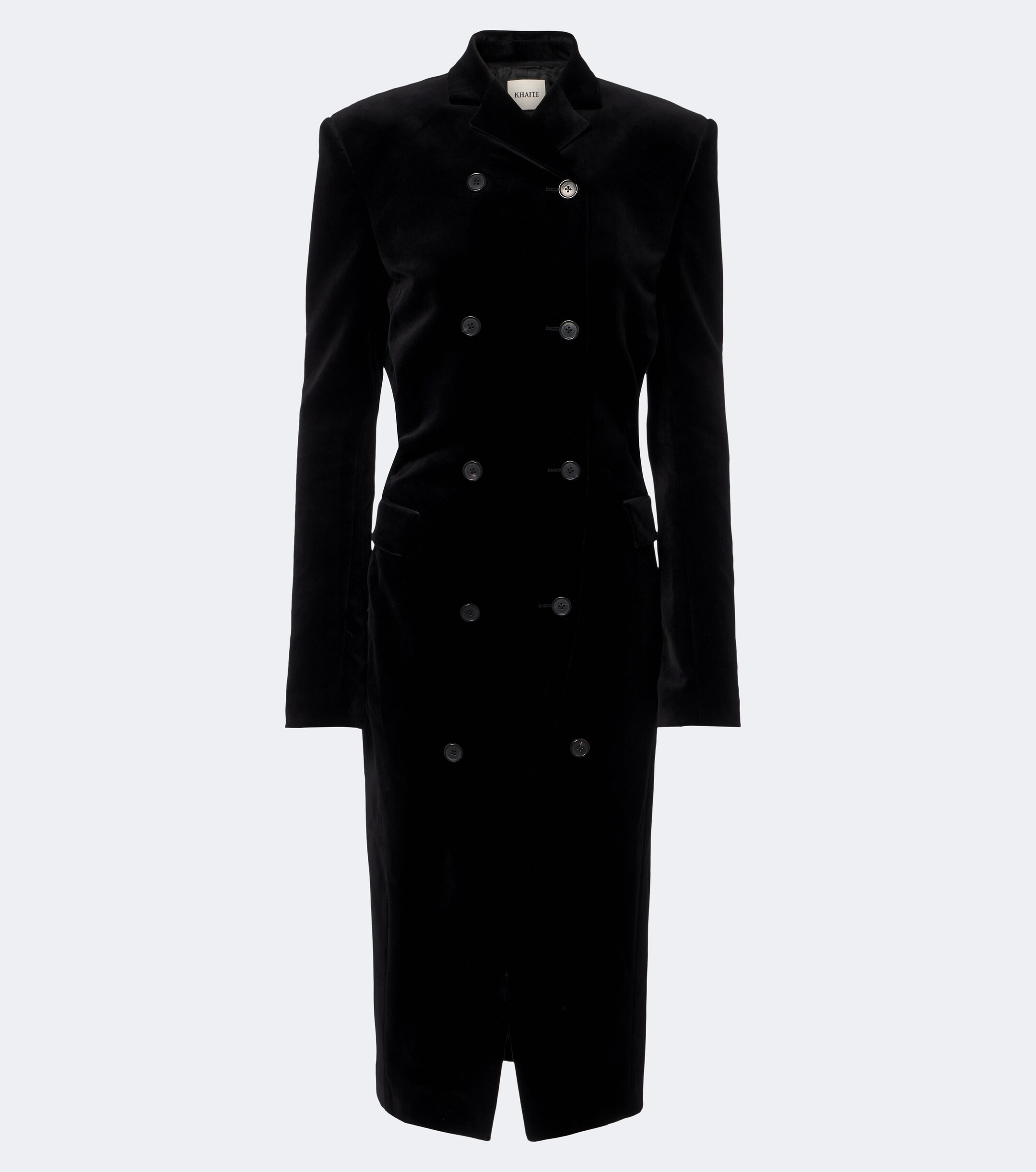 KHAITE Khaite Rolon cotton double-breasted coat