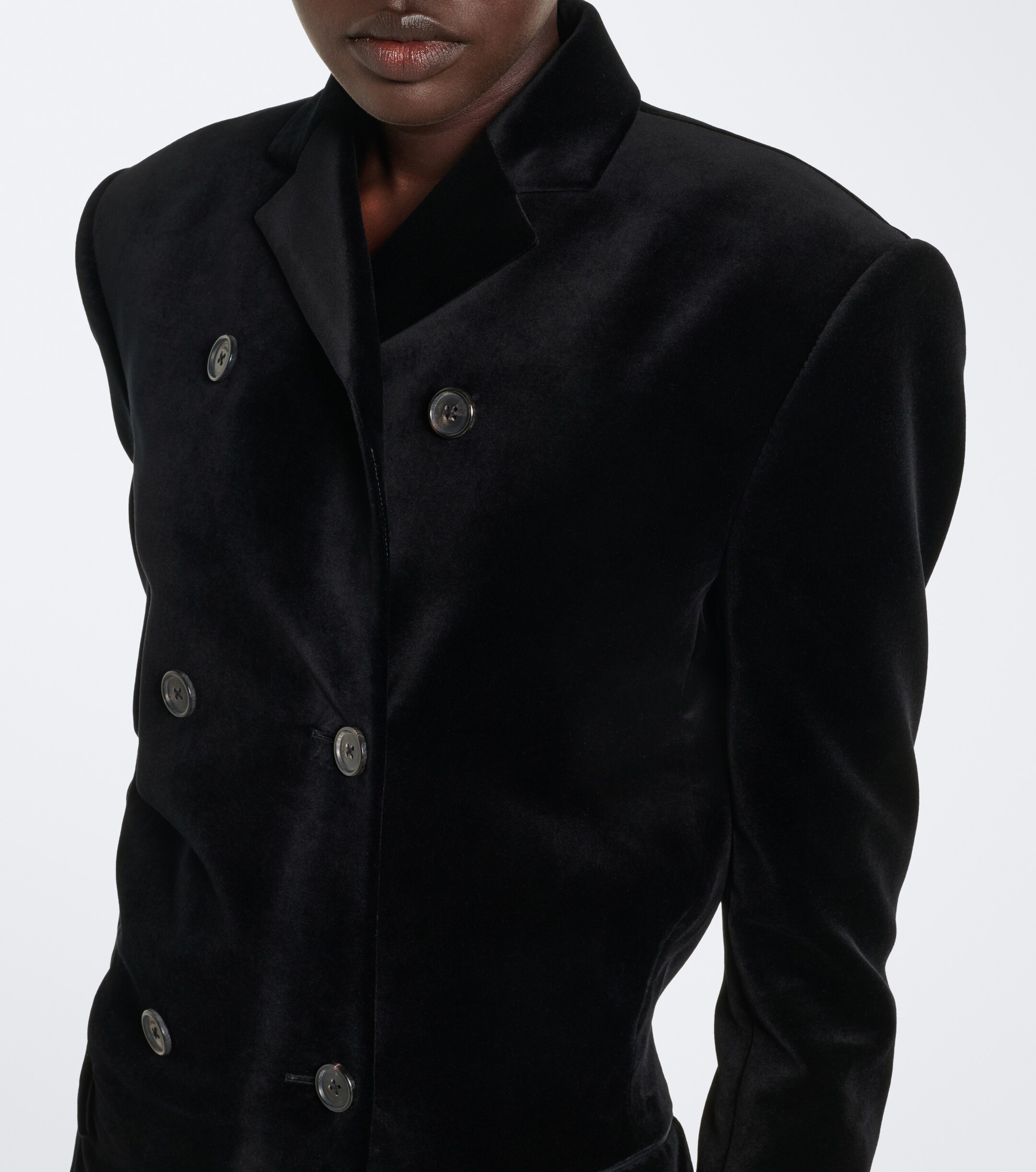 KHAITE Khaite Rolon cotton double-breasted coat
