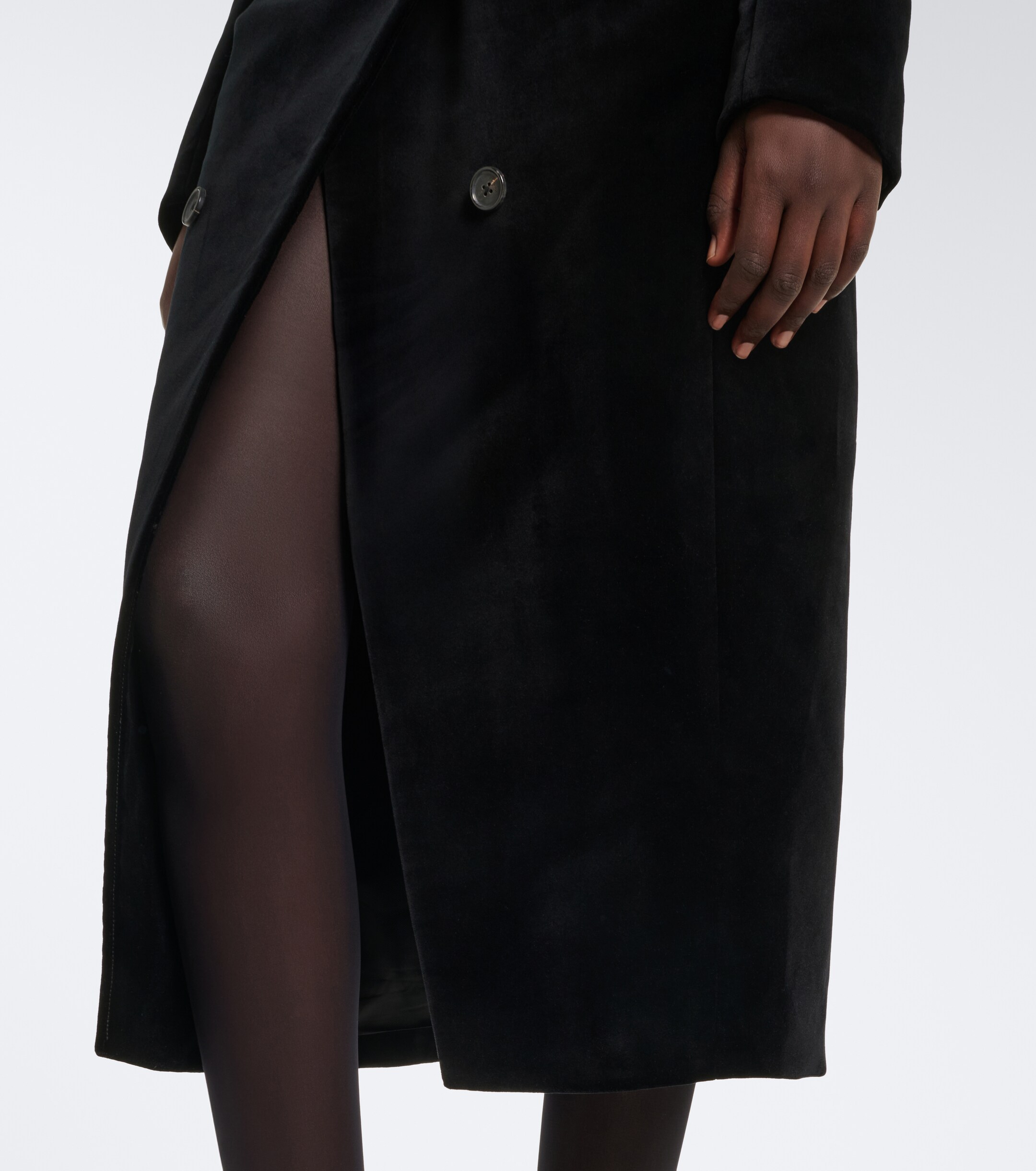KHAITE Khaite Rolon cotton double-breasted coat