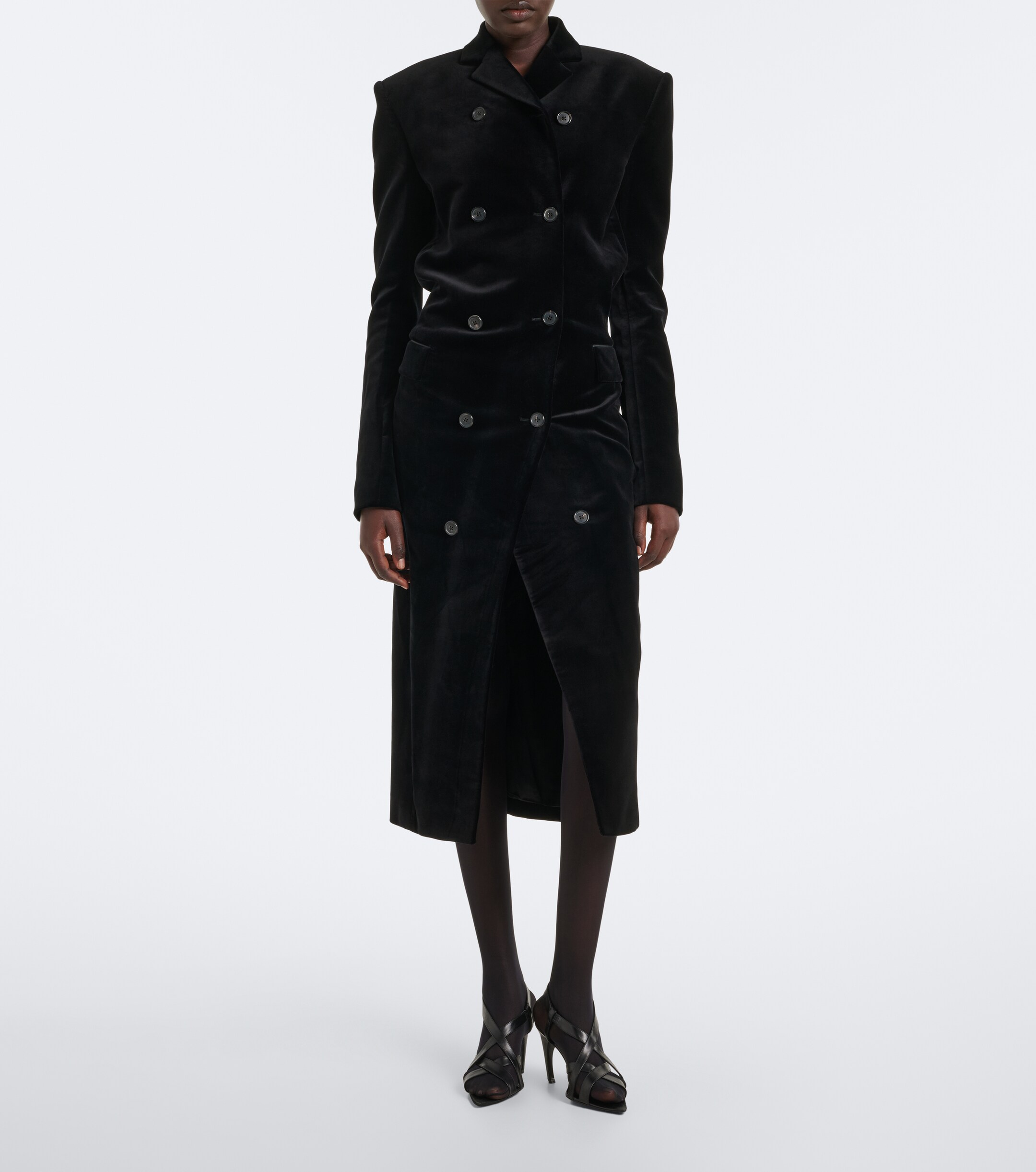 KHAITE Khaite Rolon cotton double-breasted coat
