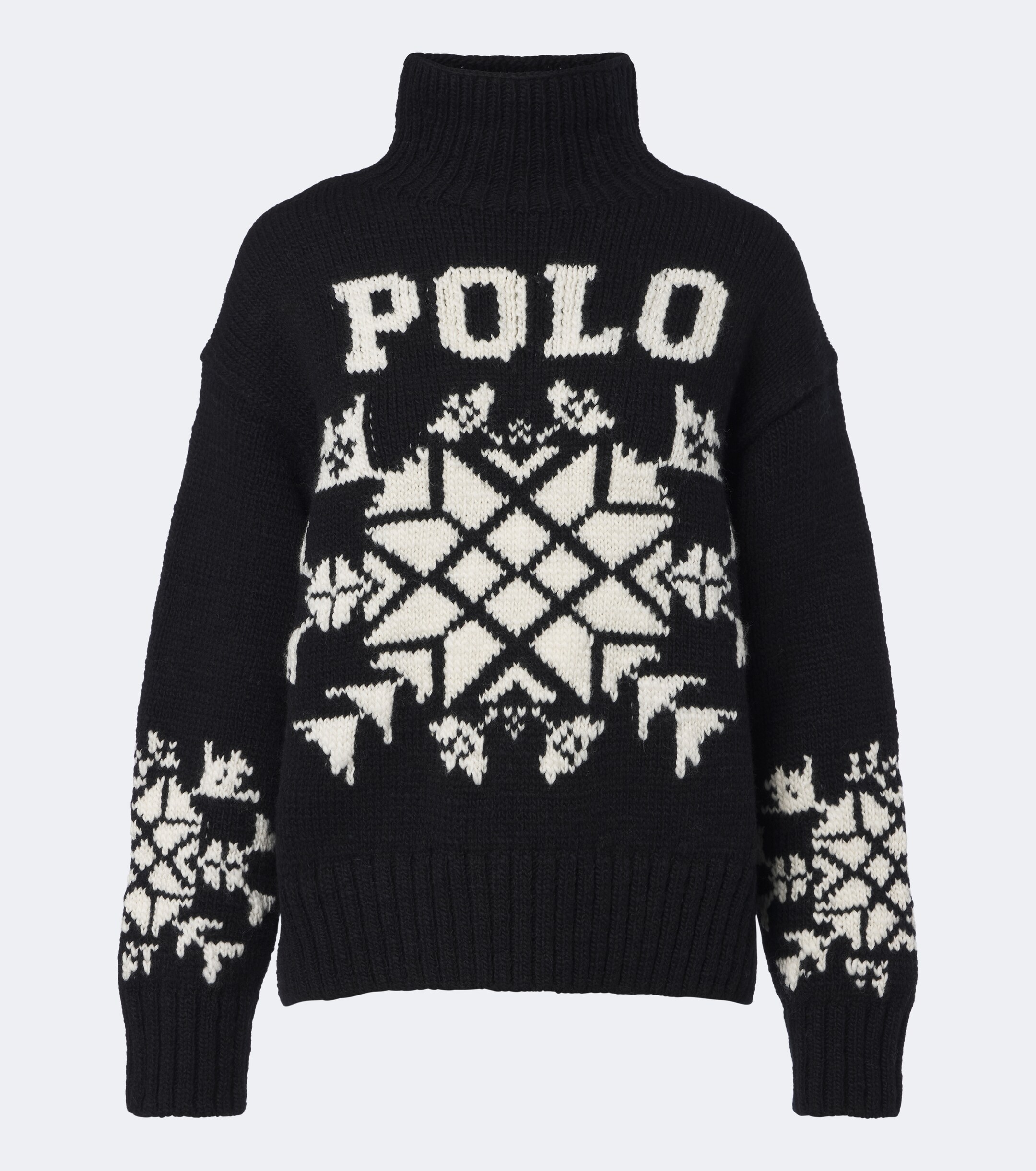 Polo Ralph Lauren Polo Ralph Lauren Intarsia wool turtleneck sweater