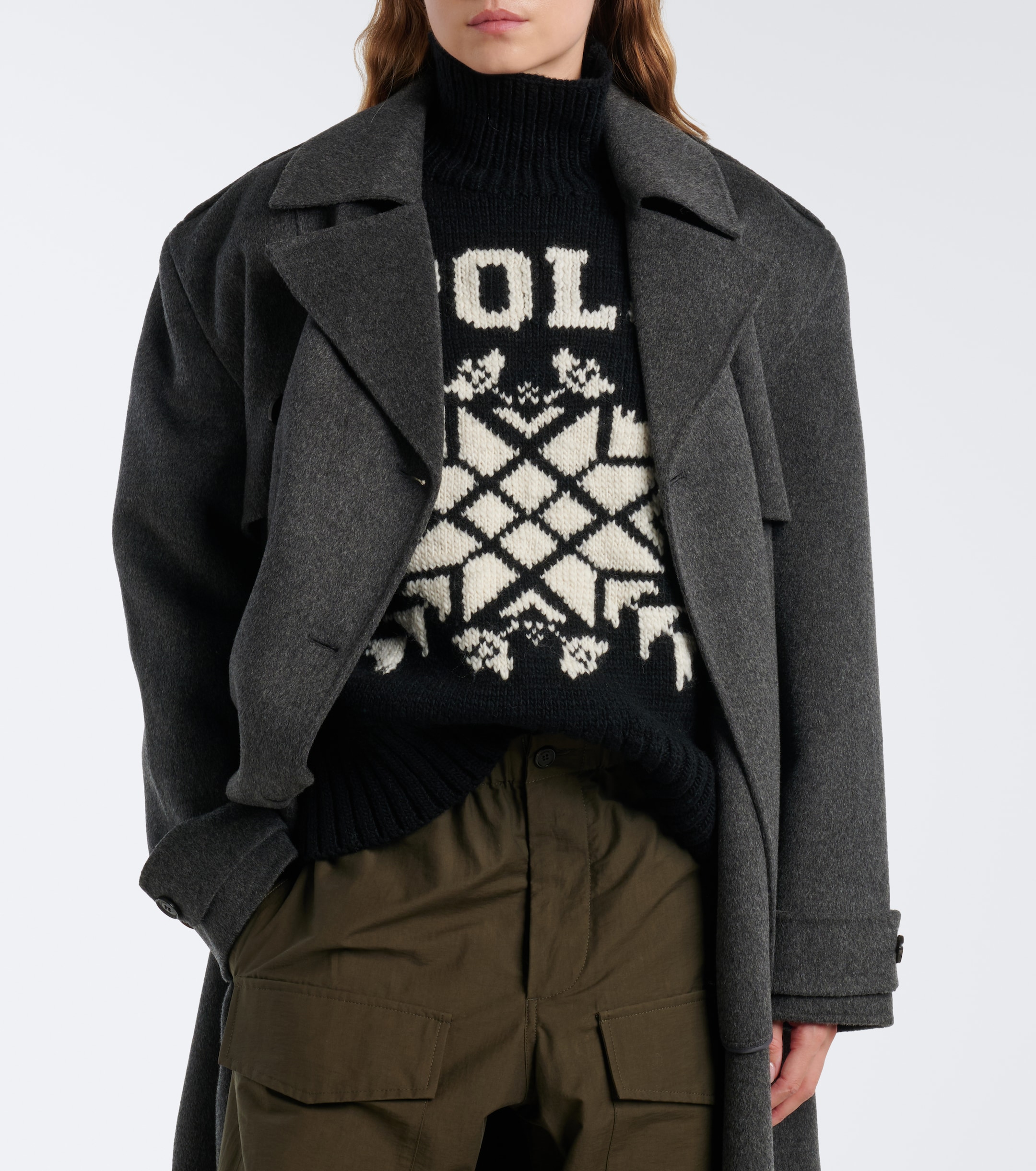 Polo Ralph Lauren Polo Ralph Lauren Intarsia wool turtleneck sweater