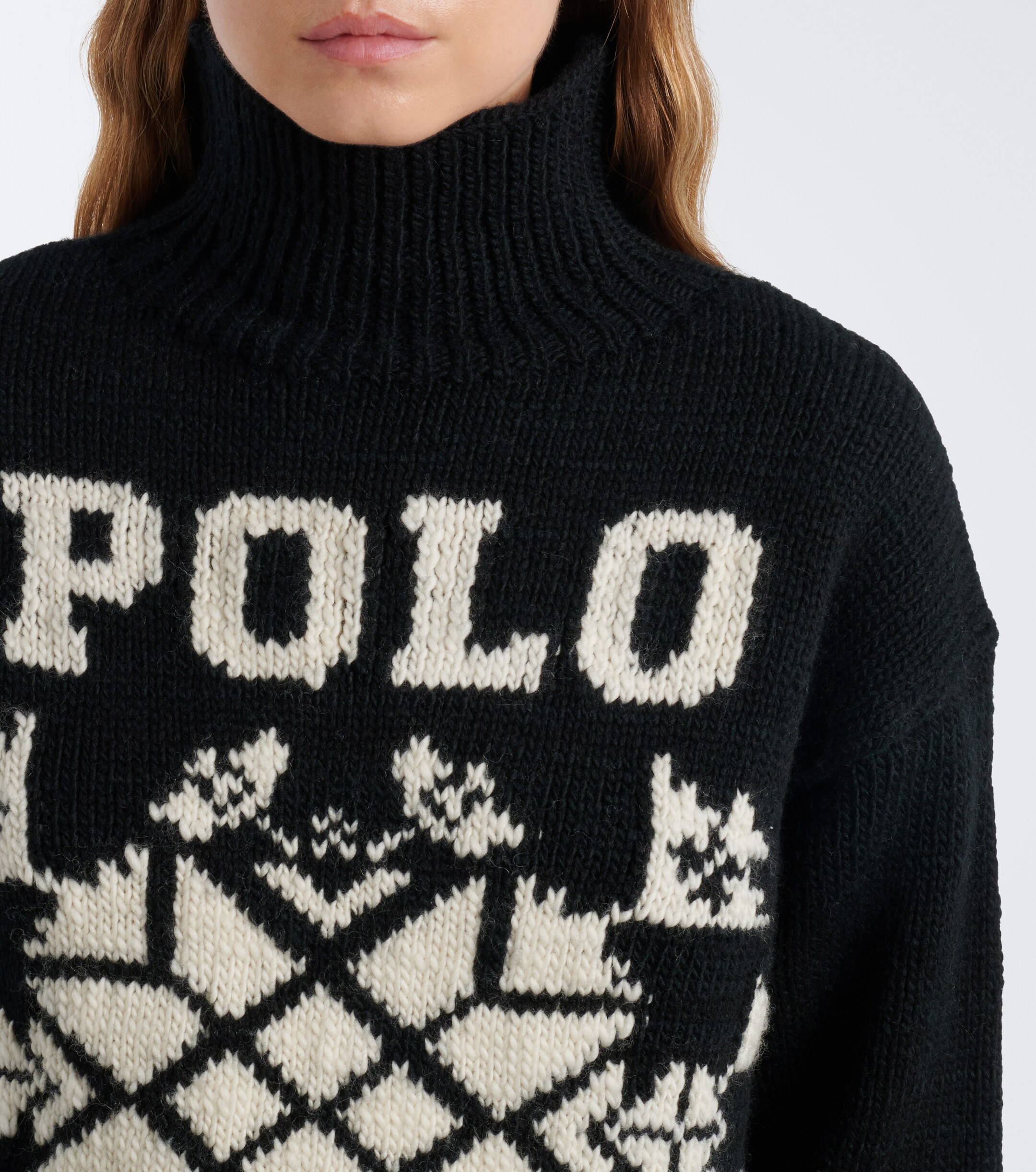 Polo Ralph Lauren Polo Ralph Lauren Intarsia wool turtleneck sweater