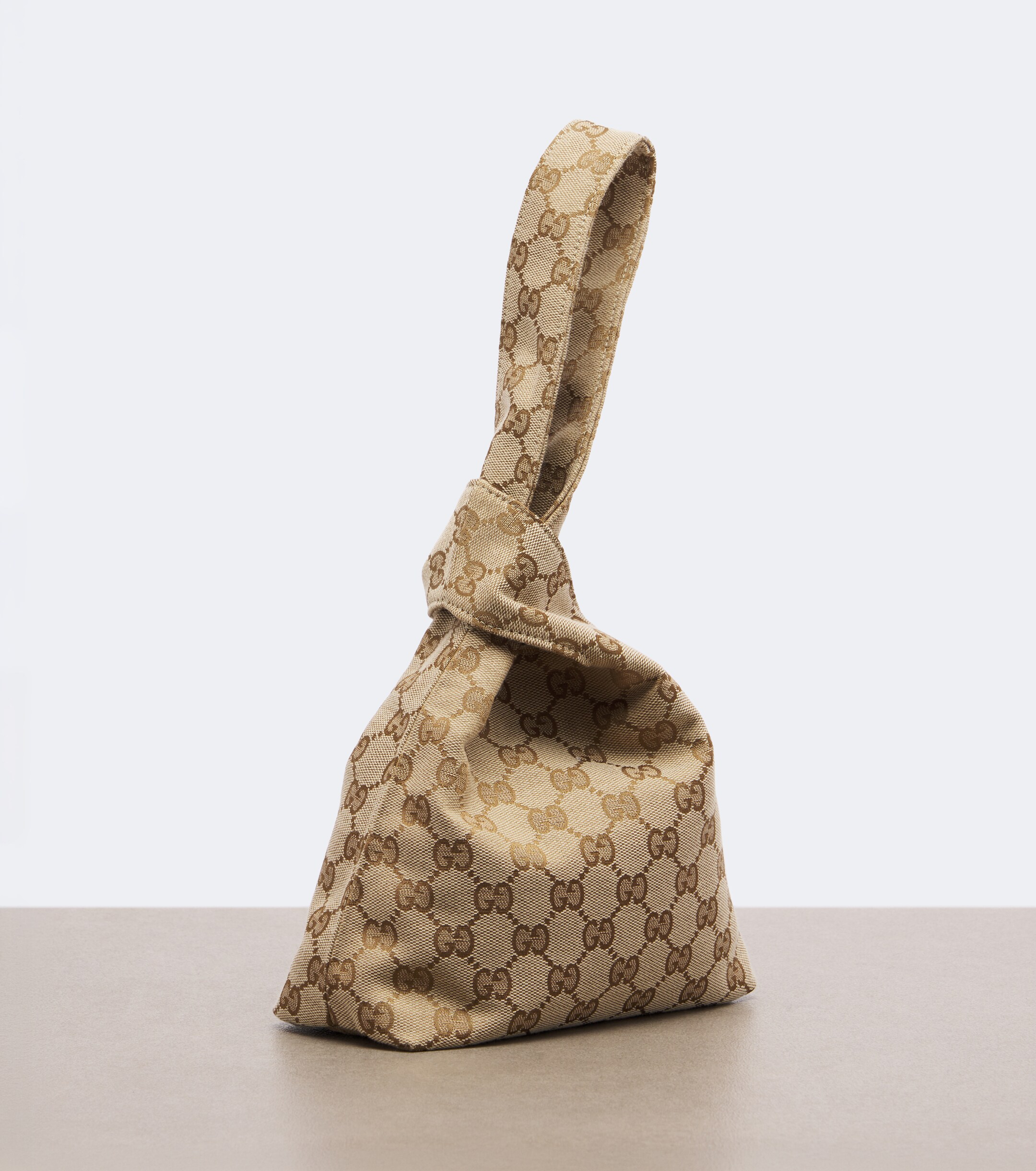 Gucci Gucci Small GG canvas top-handle bag