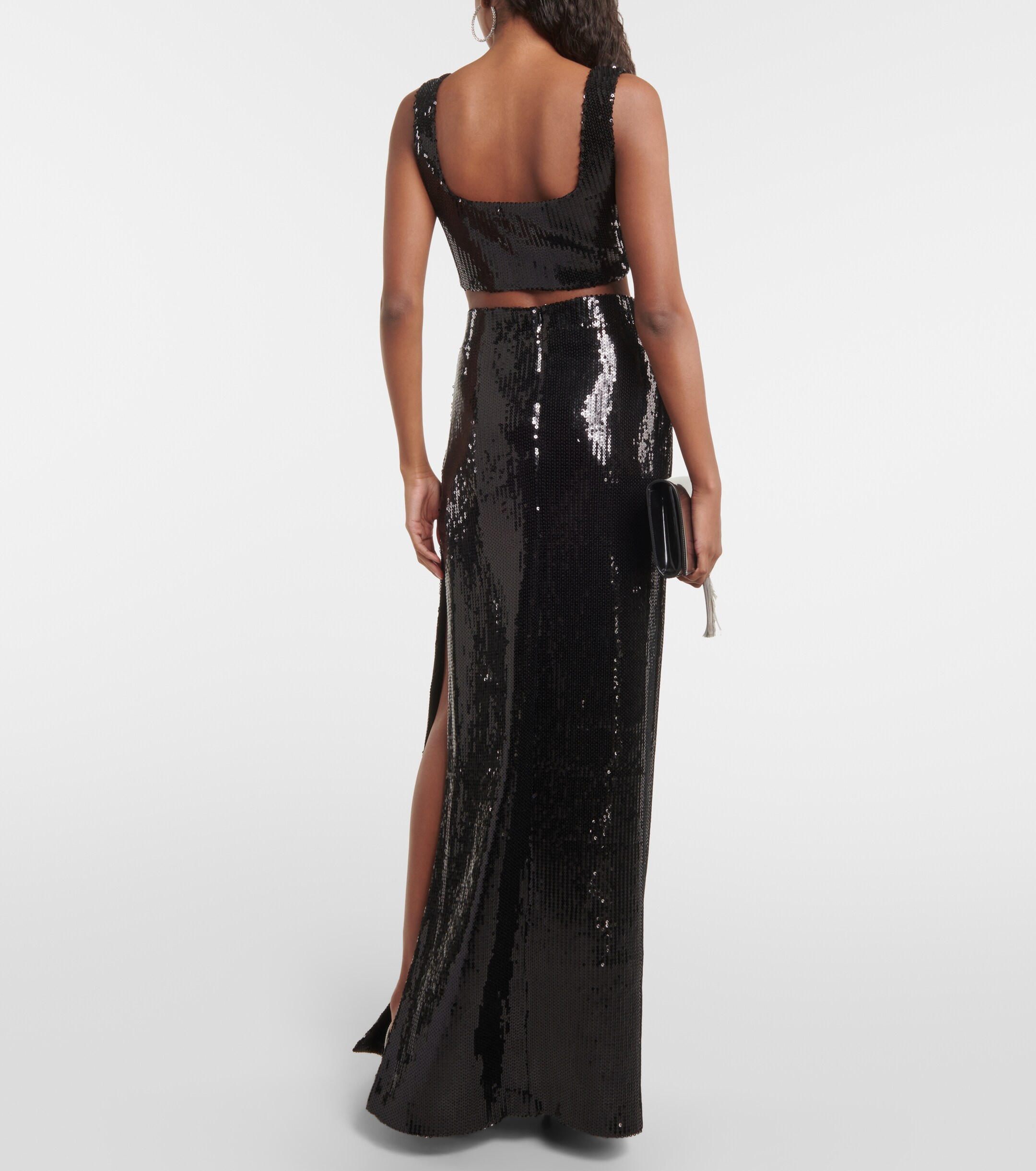 Galvan Galvan Beating Heart sequin top