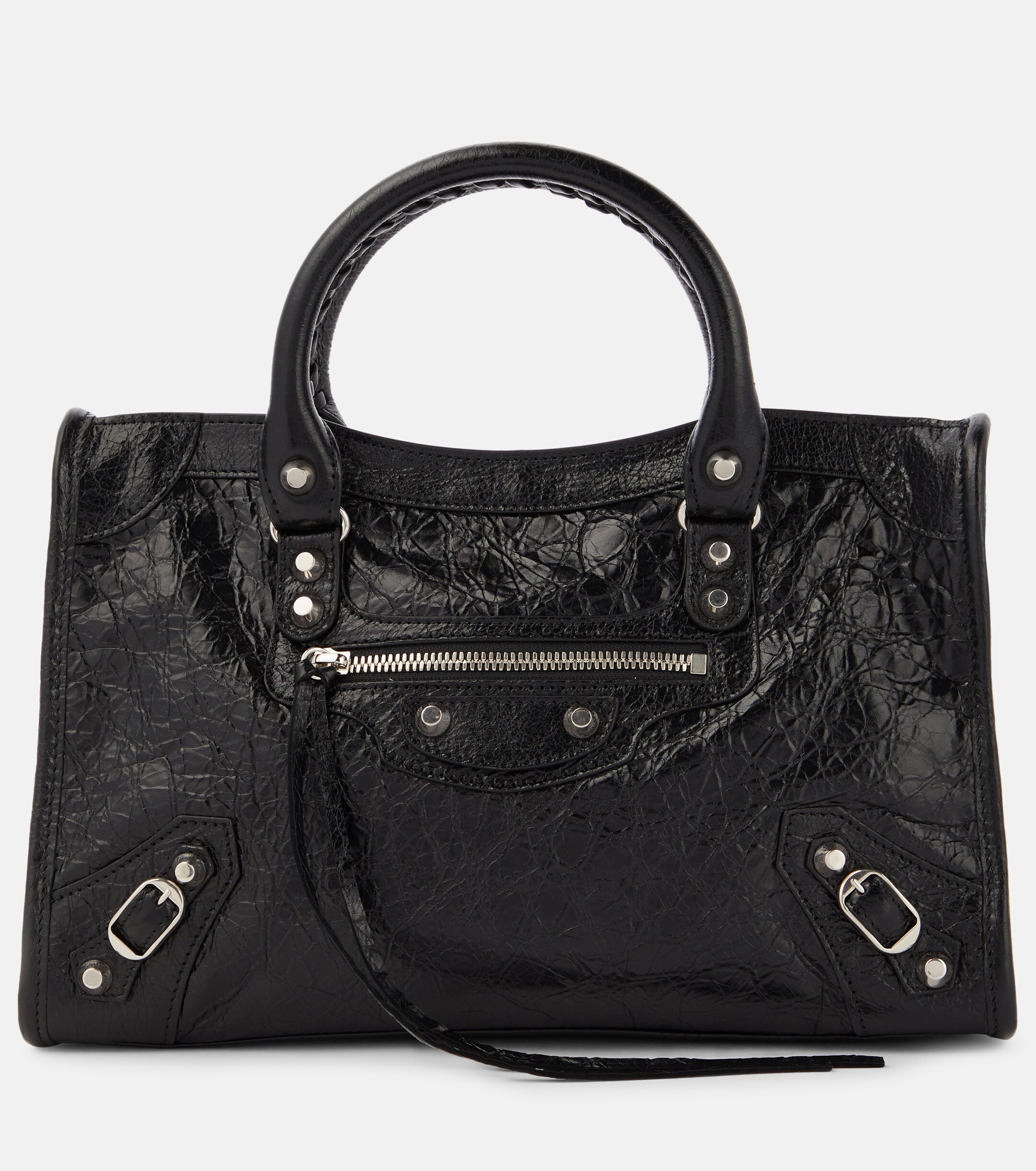 Balenciaga Balenciaga Le City Small leather top-handle bag