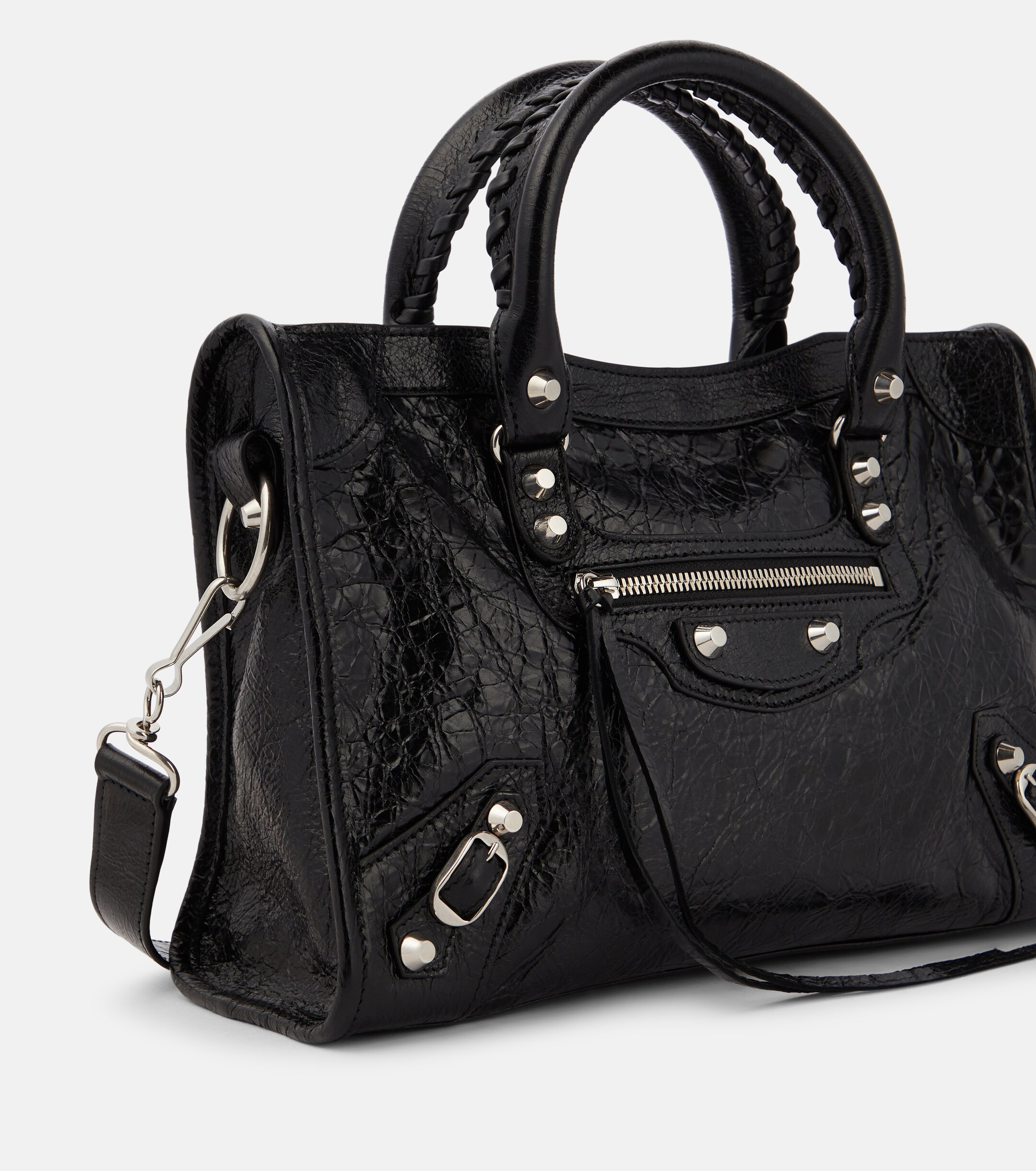 Balenciaga Balenciaga Le City Small leather top-handle bag