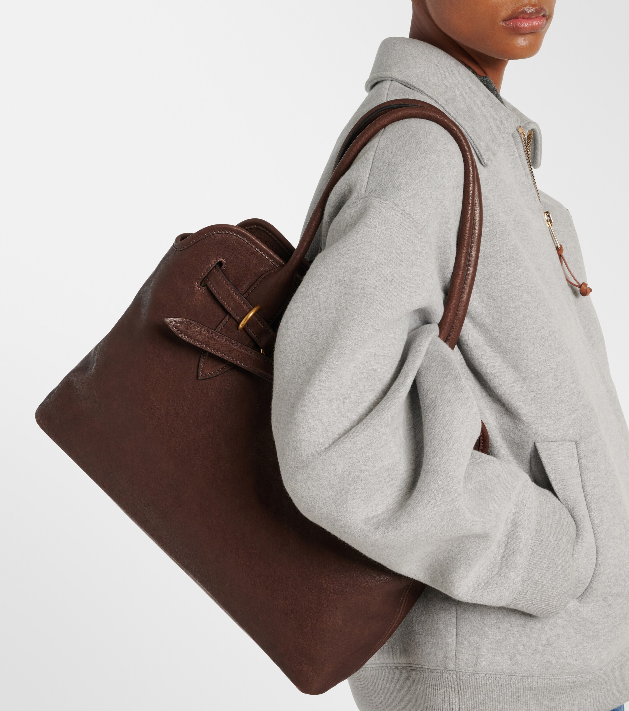 Miu Miu Adventure Large leather shoulder bag