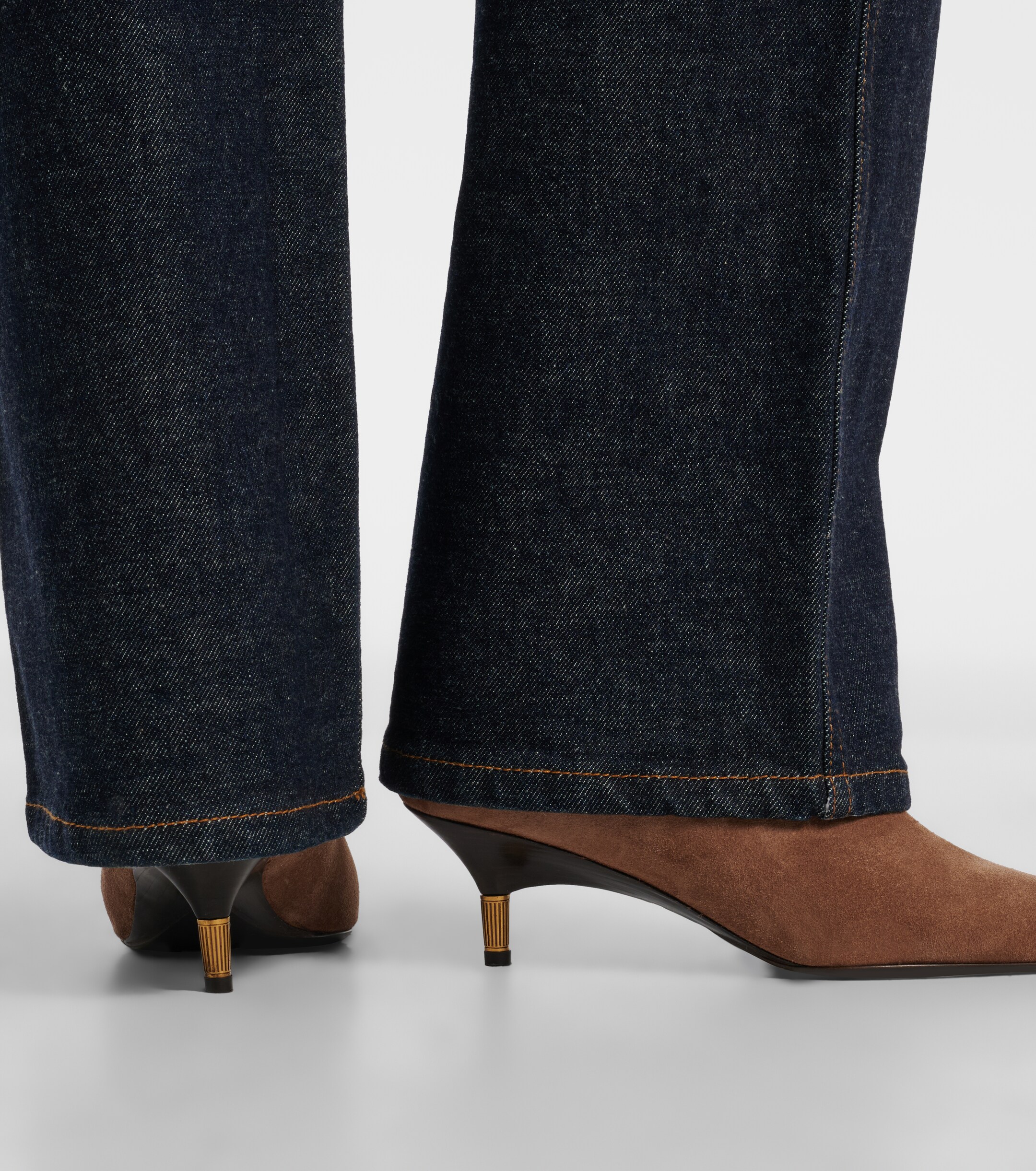 KHAITE Khaite Bella suede ankle boots