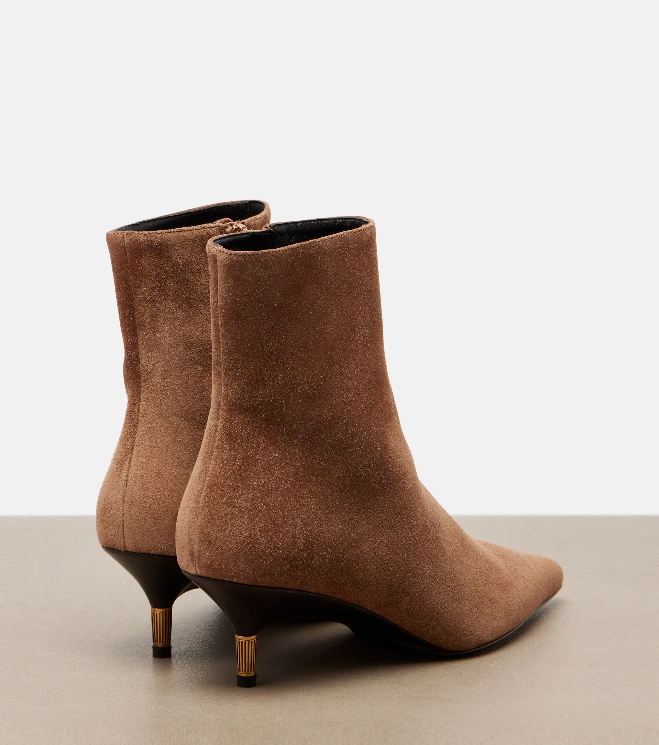 KHAITE Khaite Bella suede ankle boots