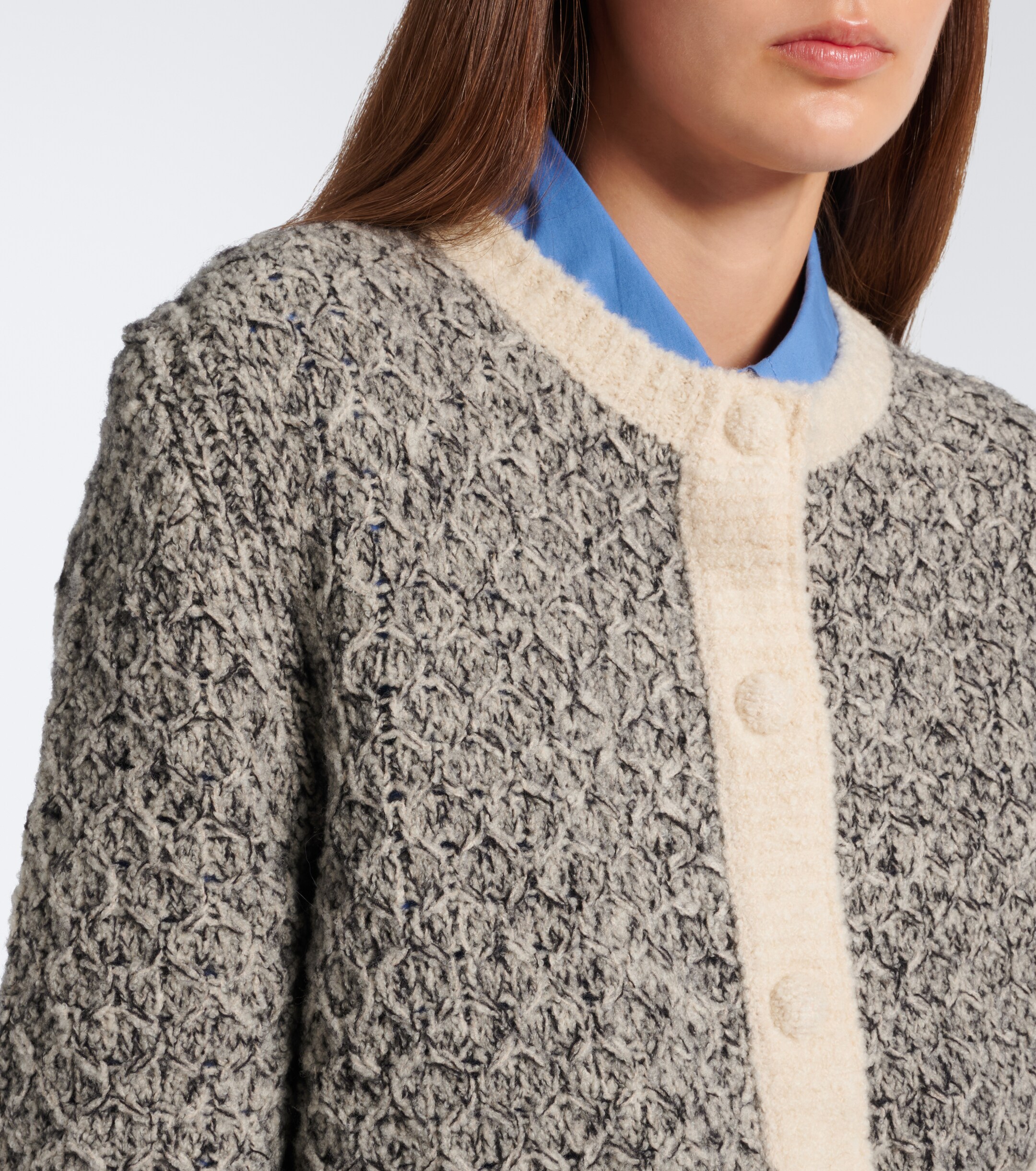 Moncler Moncler Wool and alpaca-blend cardigan