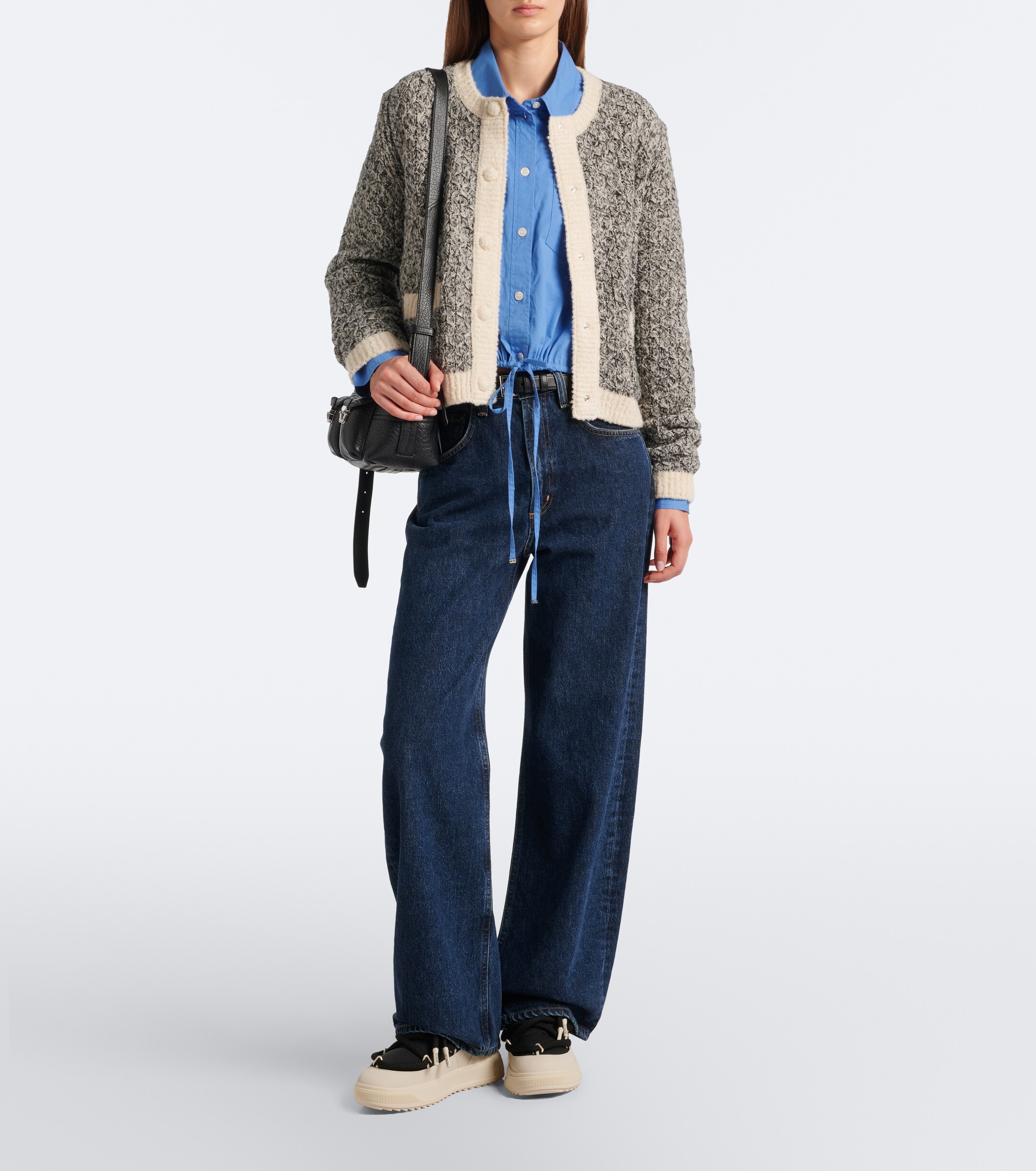 Moncler Moncler Wool and alpaca-blend cardigan