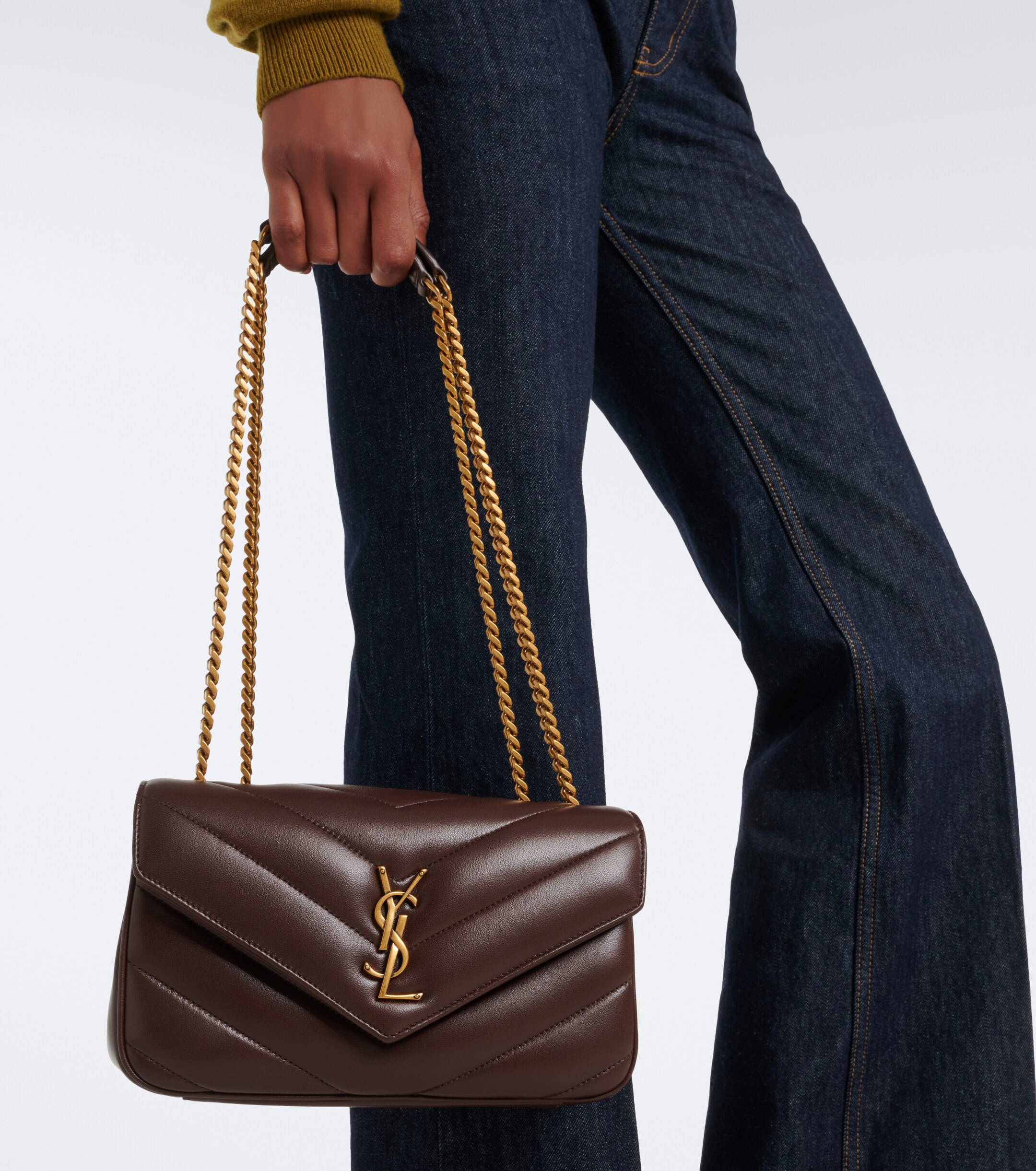 Saint Laurent Loulou Small leather shoulder bag