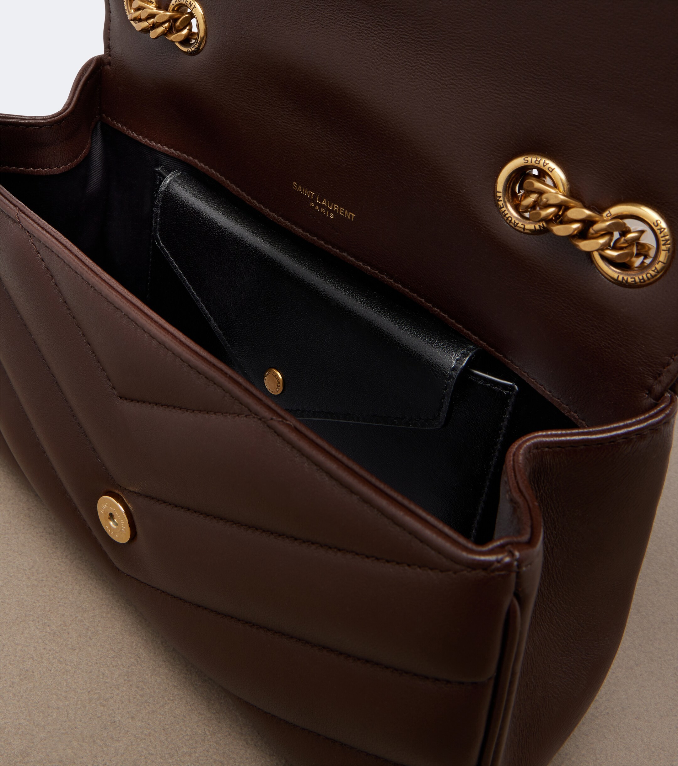 Saint Laurent Loulou Small leather shoulder bag