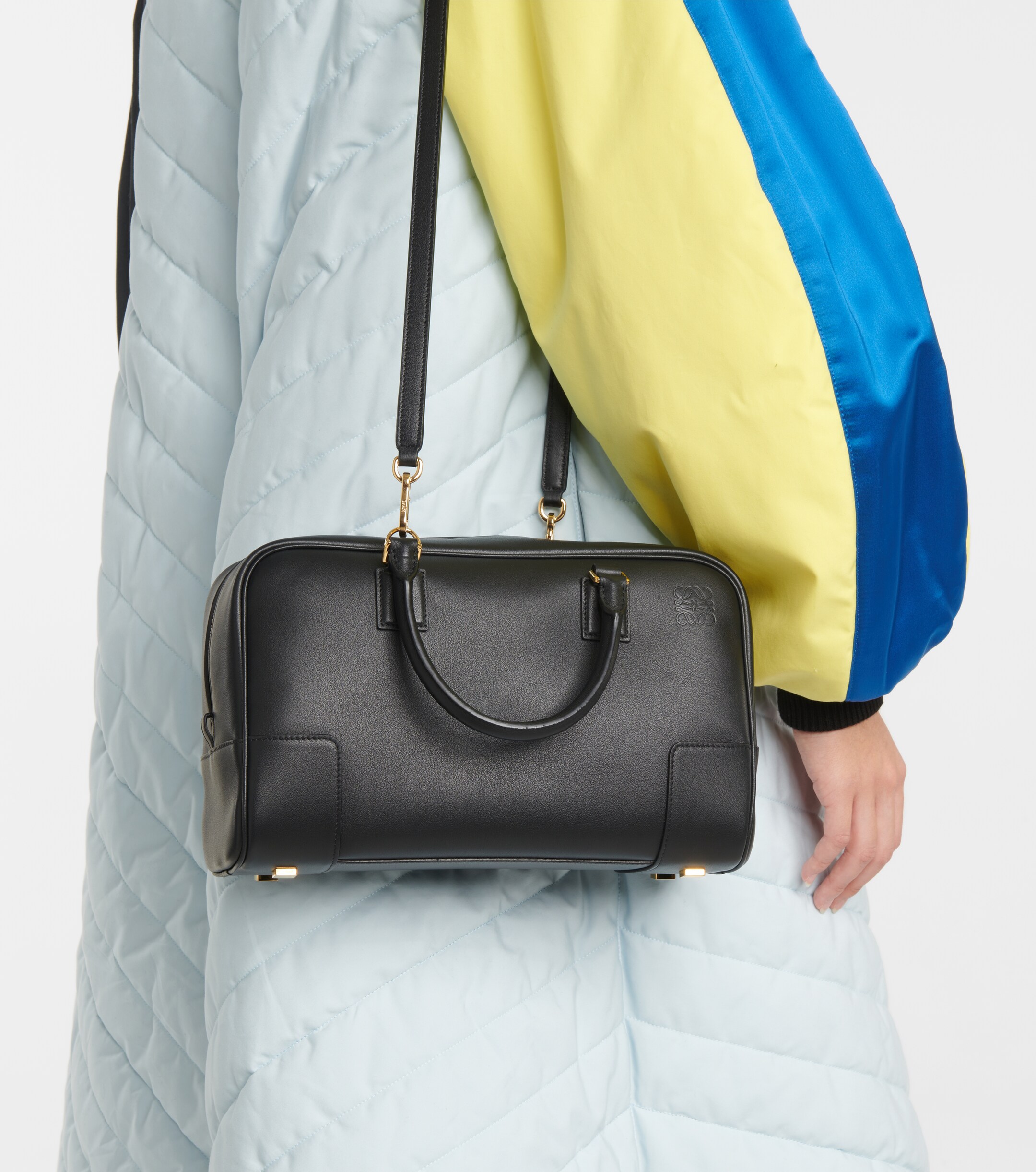Loewe Amazona 28 leather top-handle bag