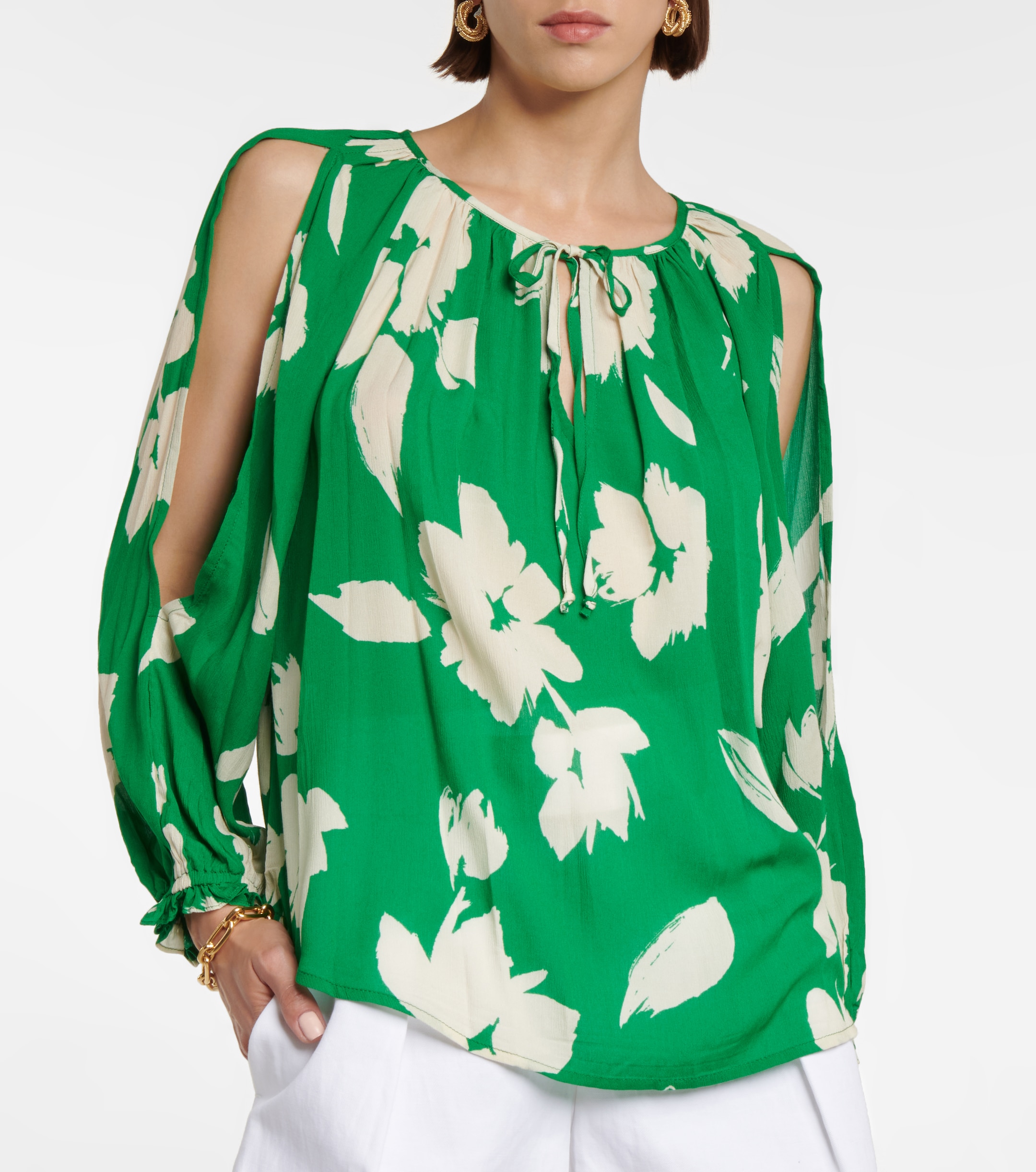 Velvet Vikki printed blouse thumbnail