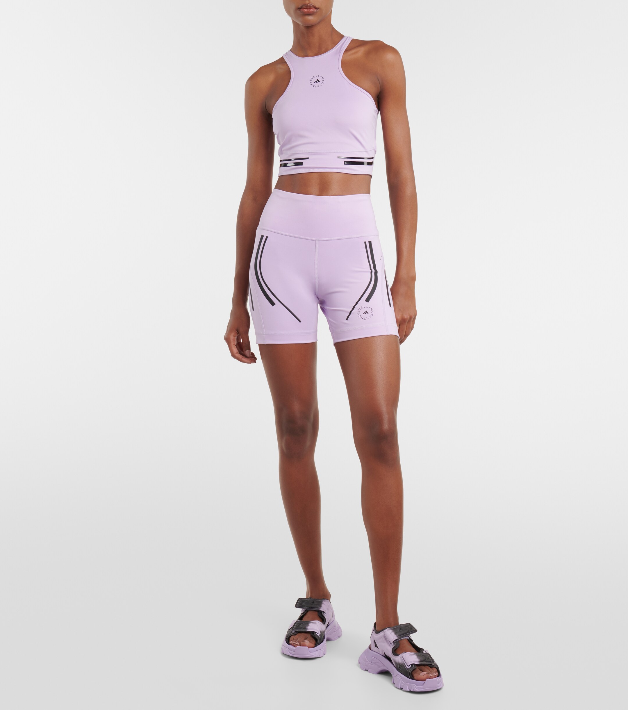 adidas by Stella McCartney TruePace high-rise biker shorts