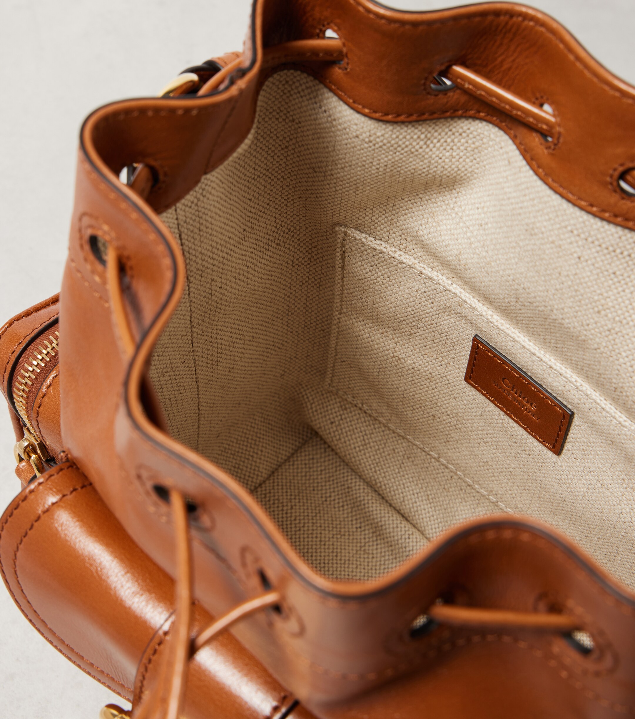 Chloé Camera leather bucket bag
