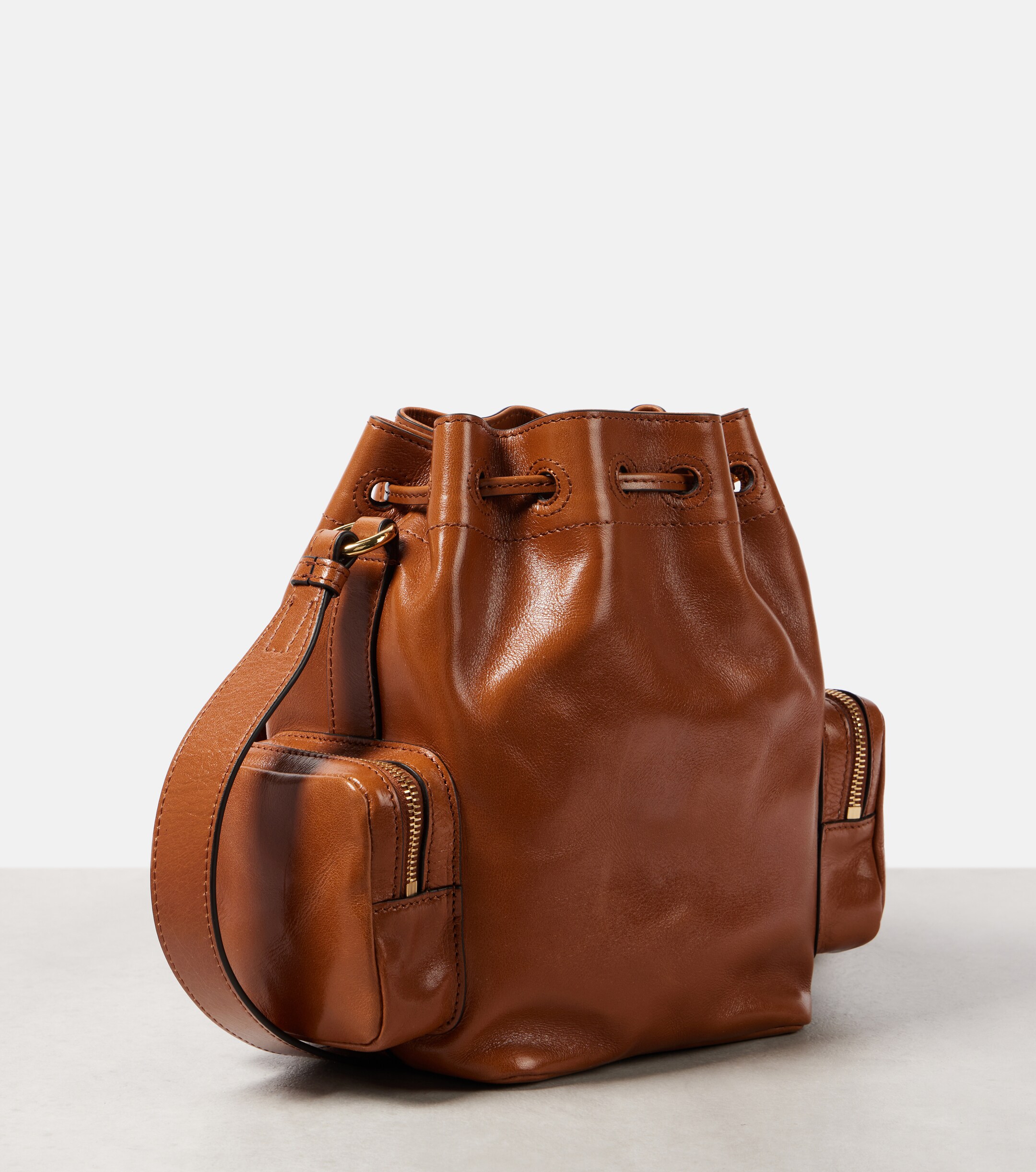 Chloé Camera leather bucket bag
