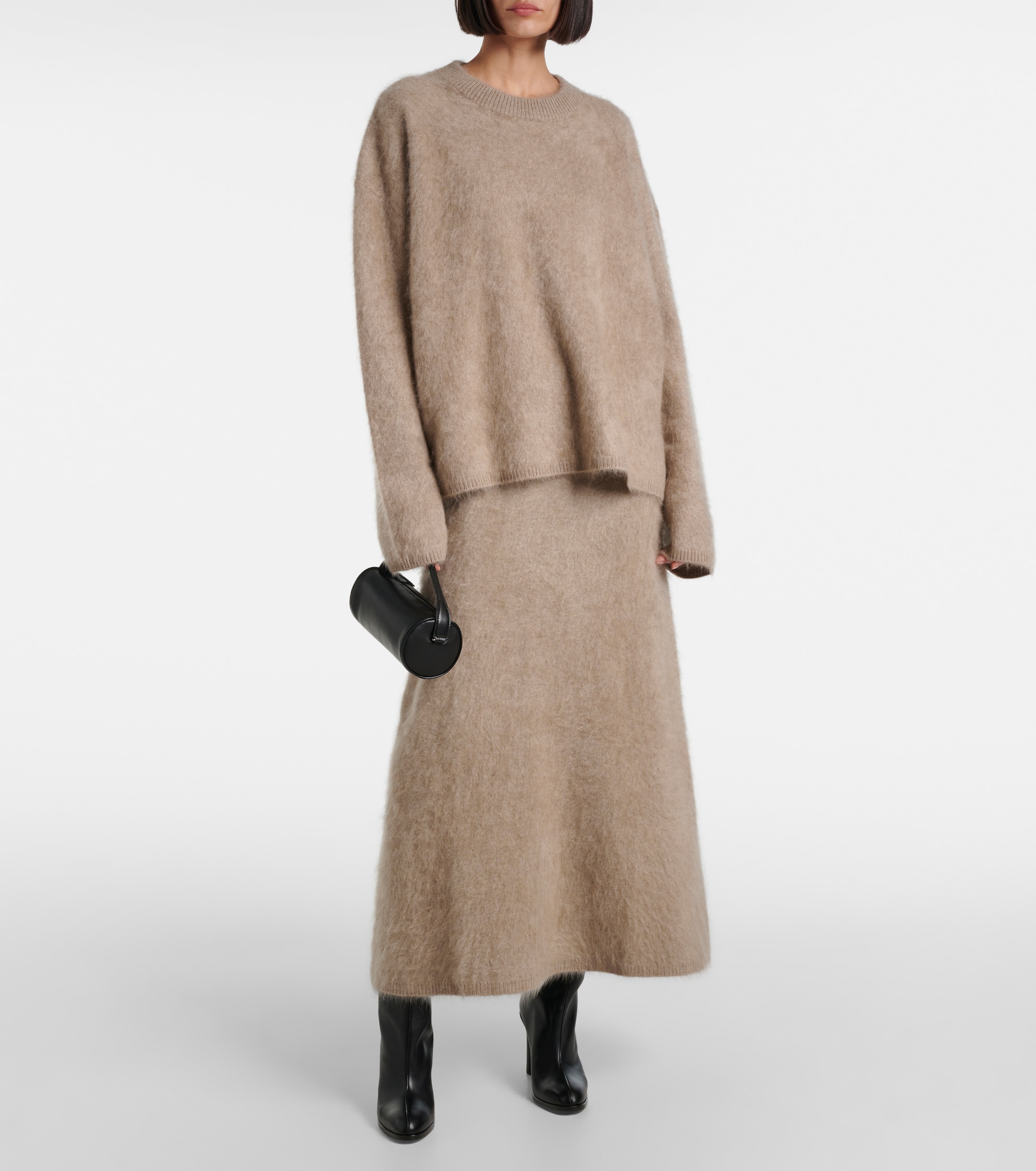 LISA YANG Asta cashmere midi skirt