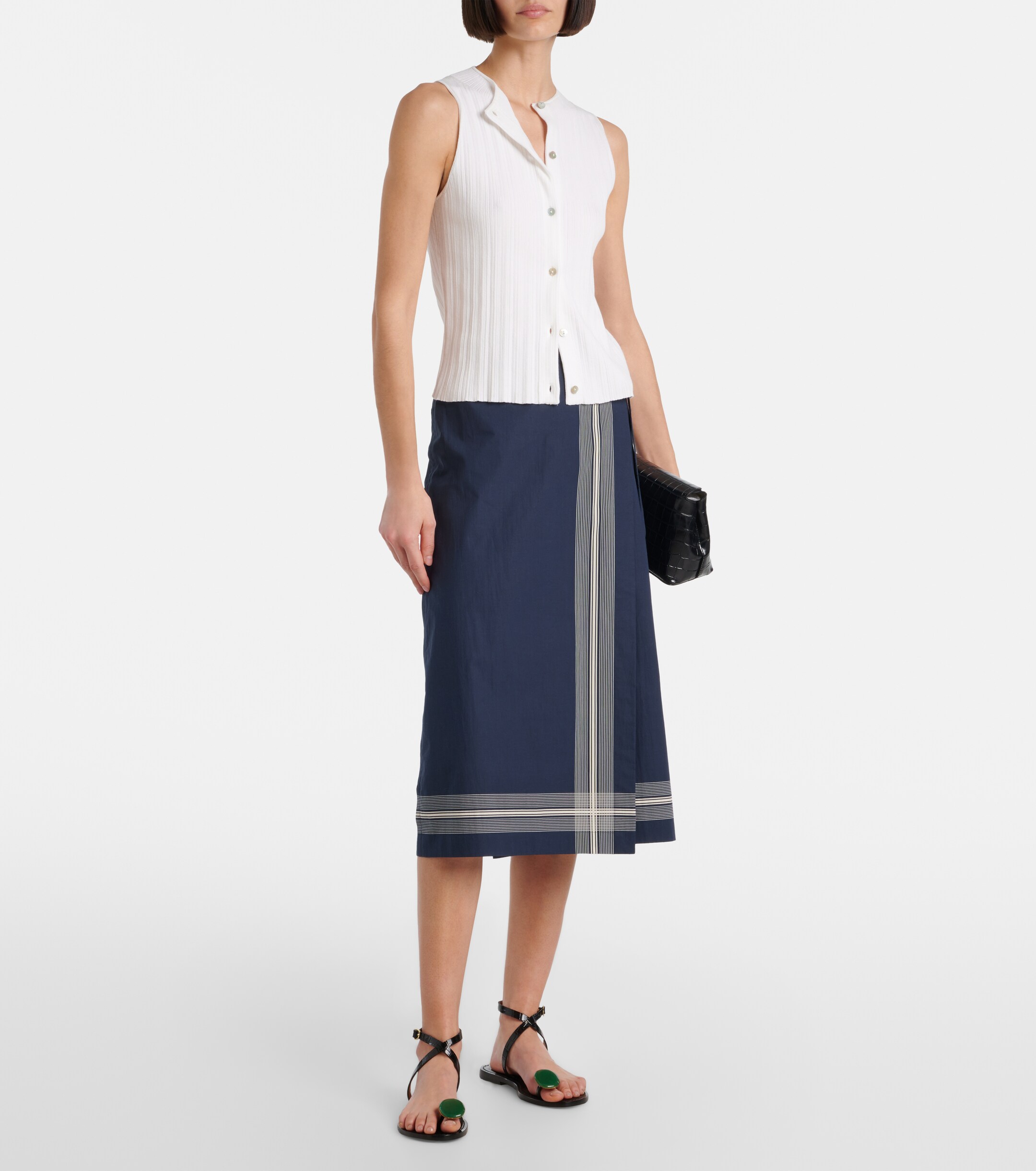 Vince Vince Ribbed cotton top
