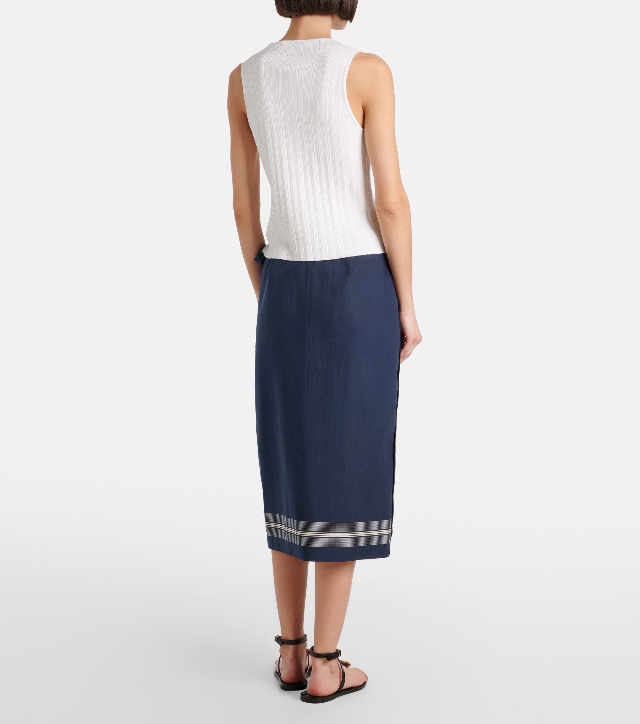 Vince Vince Ribbed cotton top