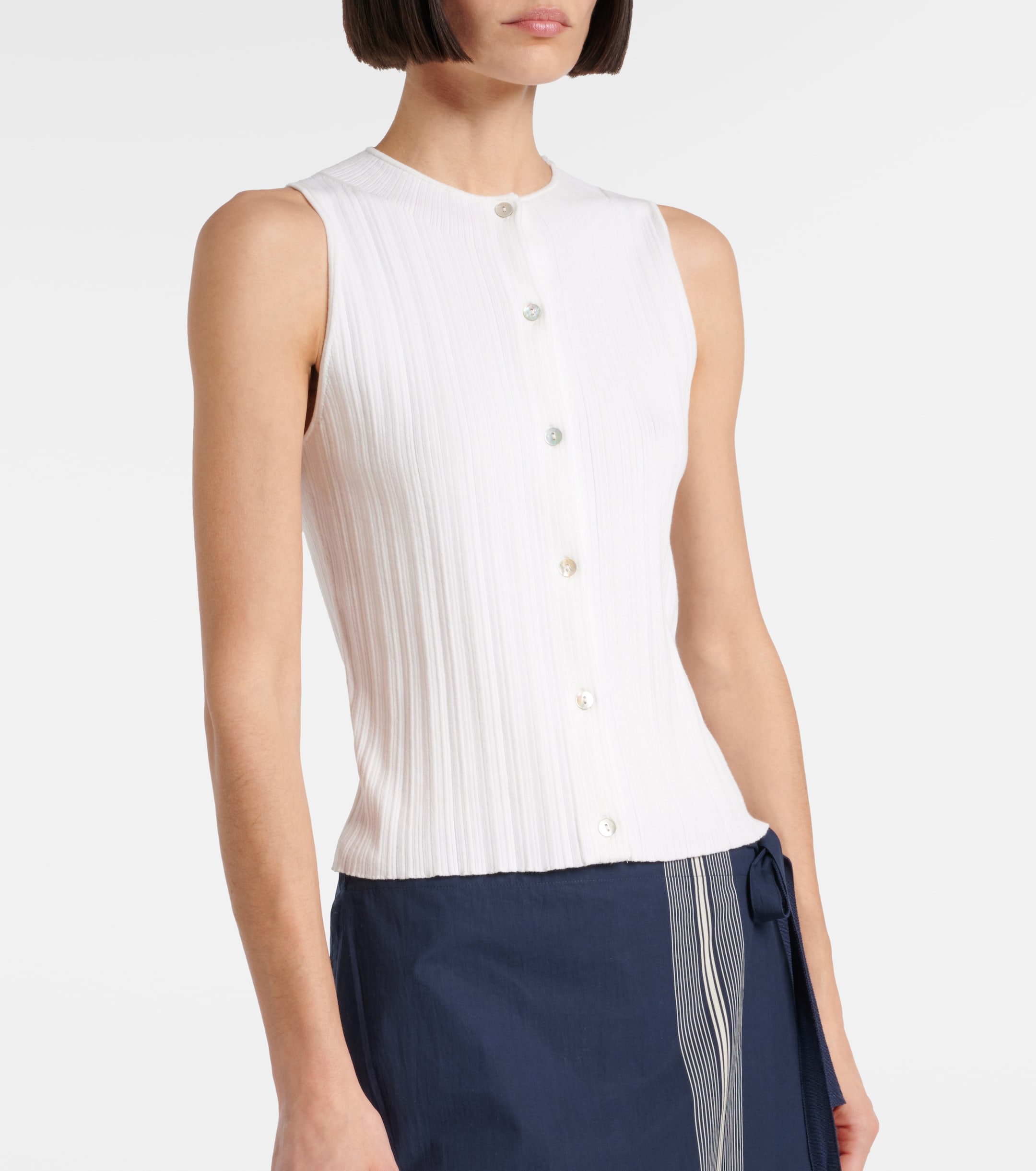 Vince Vince Ribbed cotton top