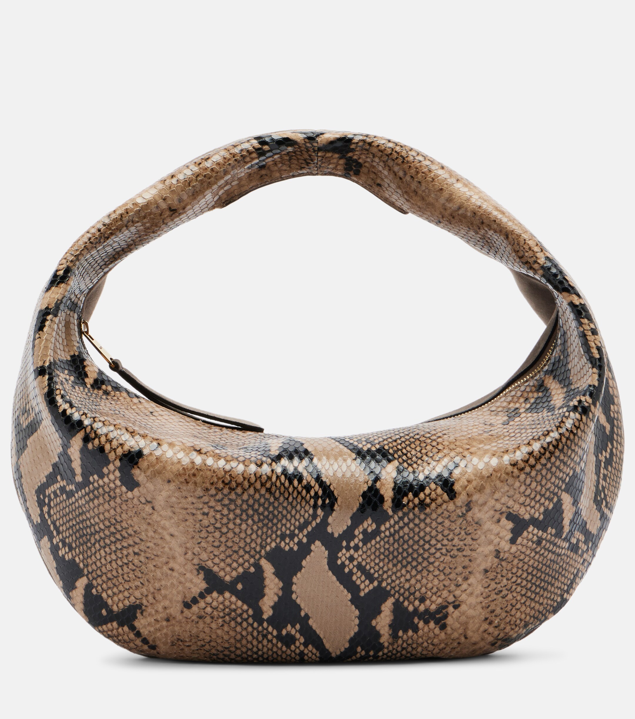 KHAITE Olivia Medium snake-effect leather tote bag