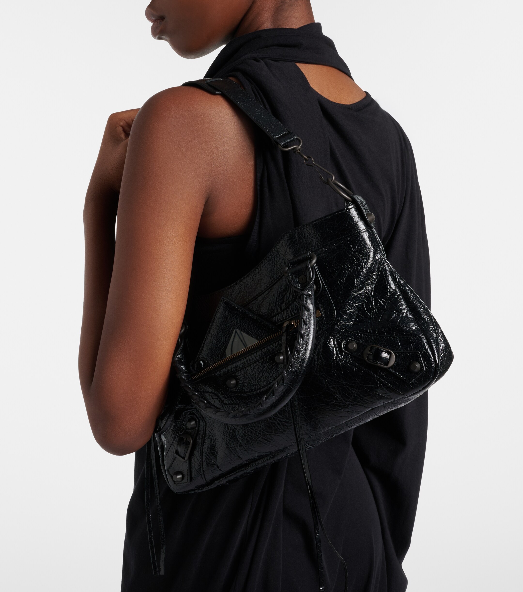 Balenciaga Le City Small leather top-handle bag