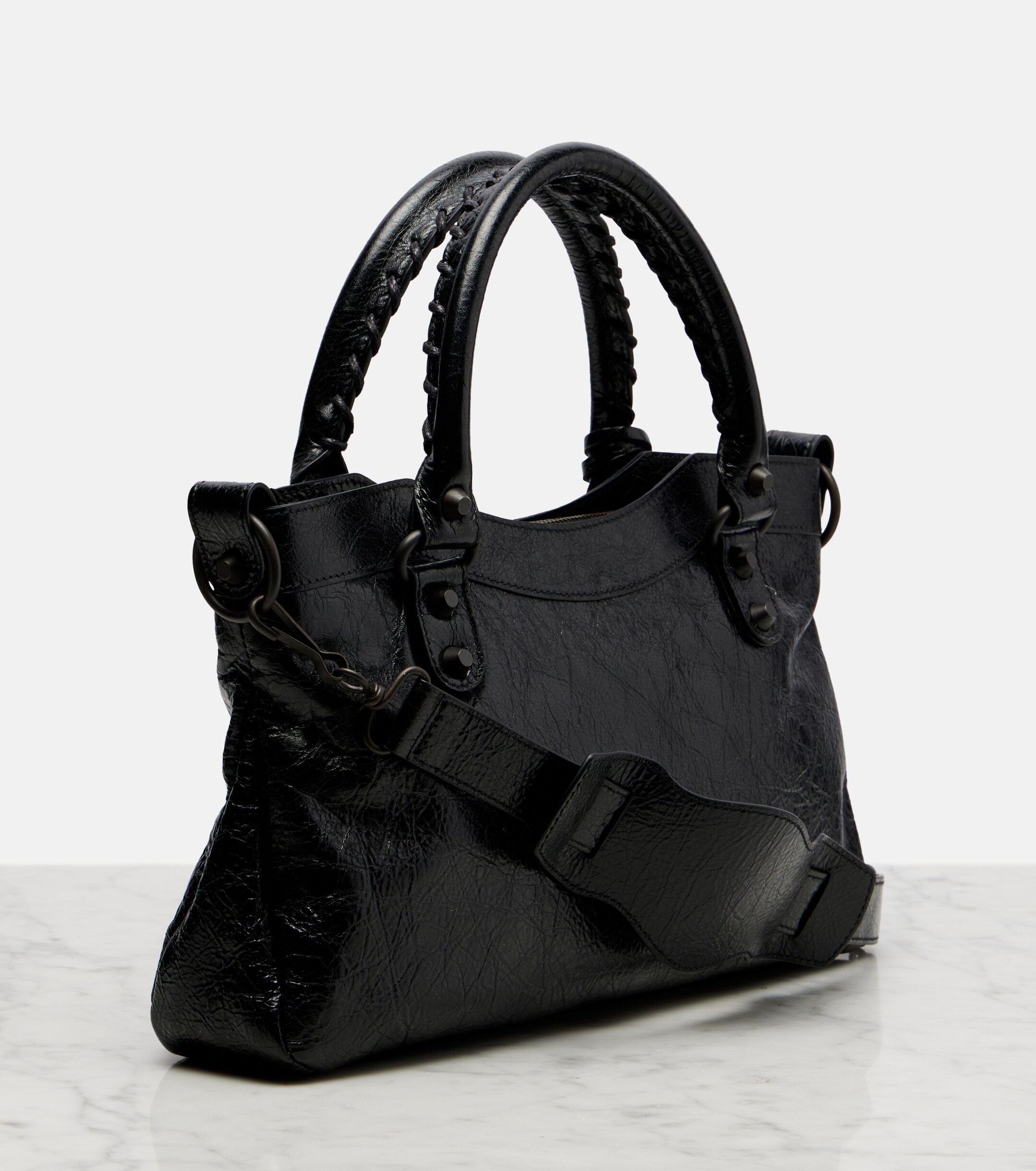 Balenciaga Le City Small leather top-handle bag