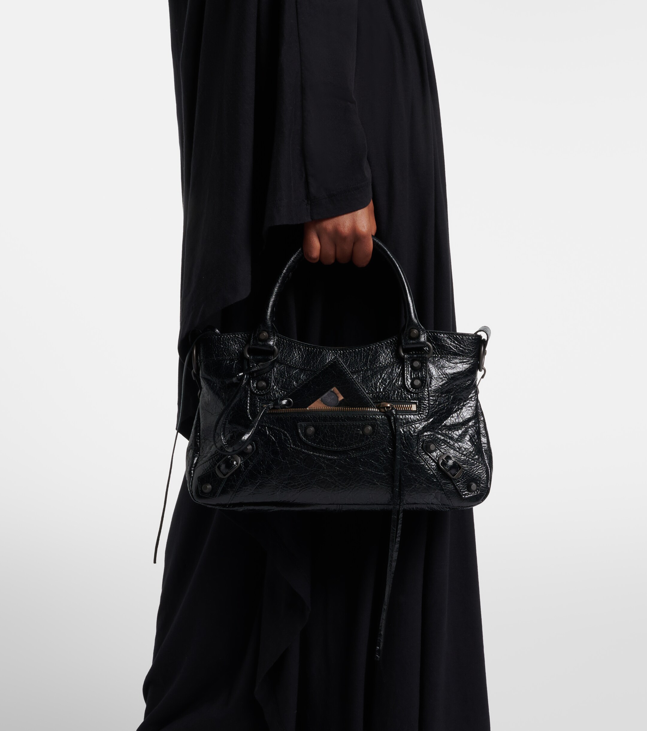 Balenciaga Le City Small leather top-handle bag