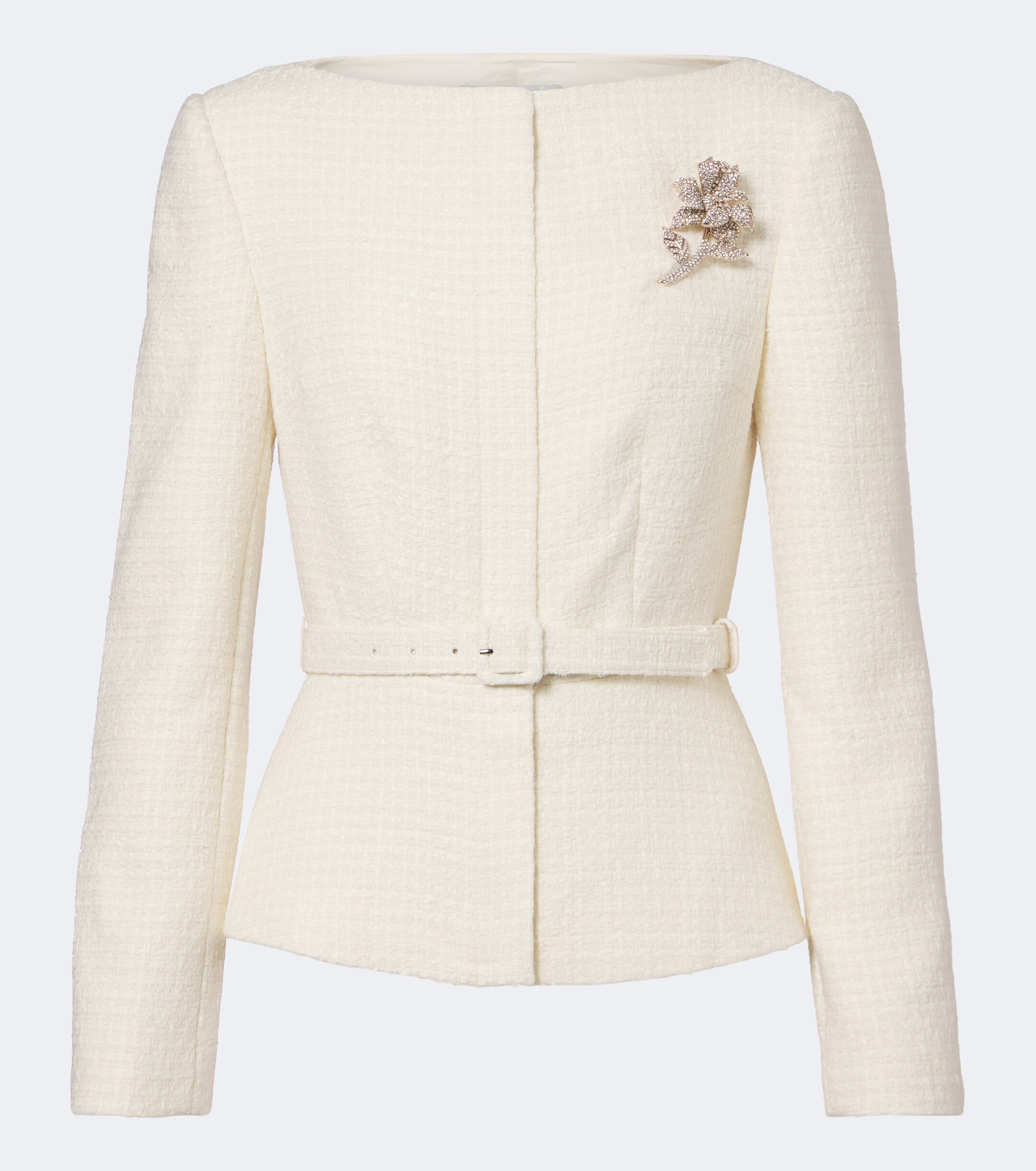 Roland Mouret Roland Mouret Belted embellished bouclé jacket