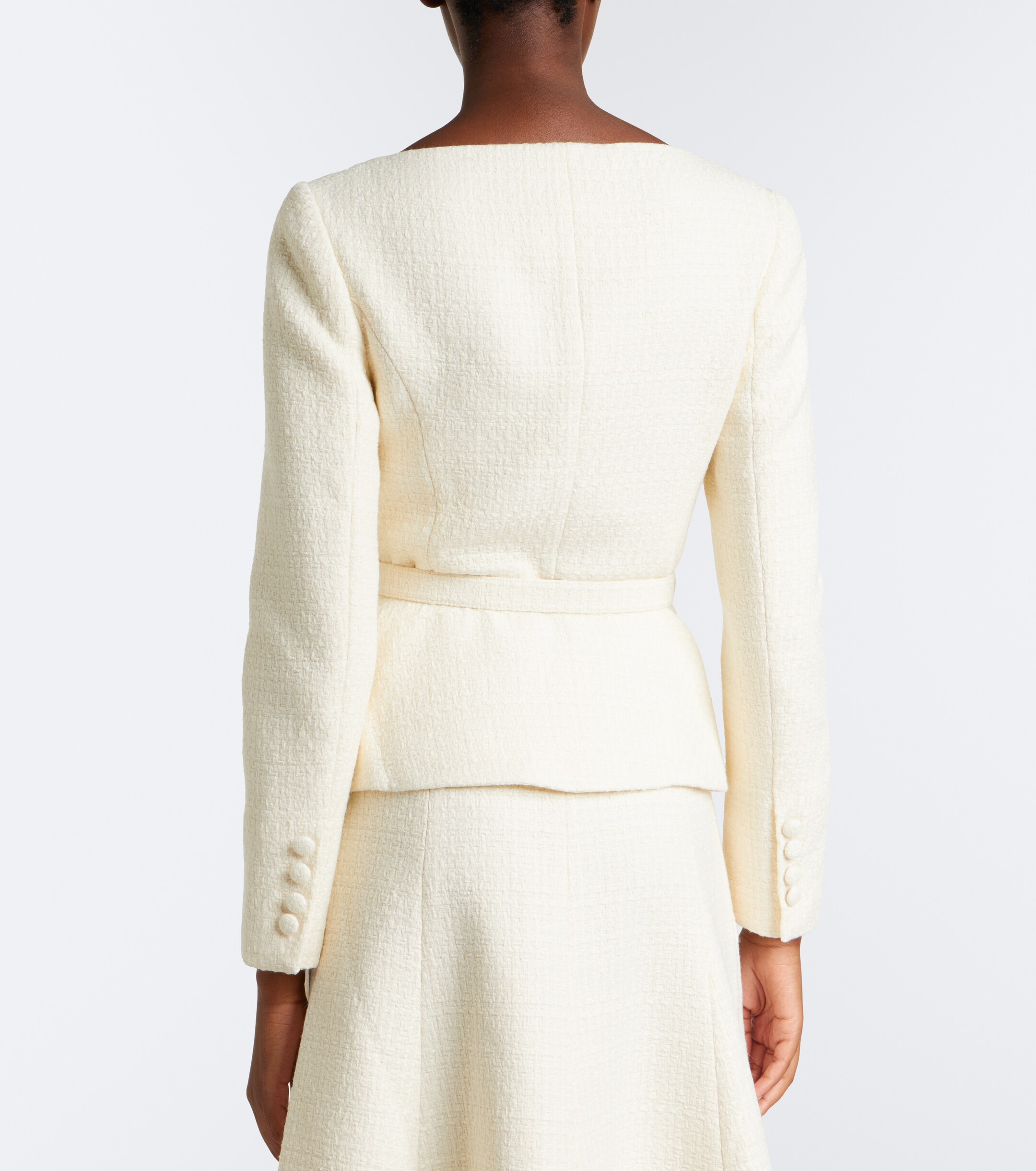 Roland Mouret Roland Mouret Belted embellished bouclé jacket