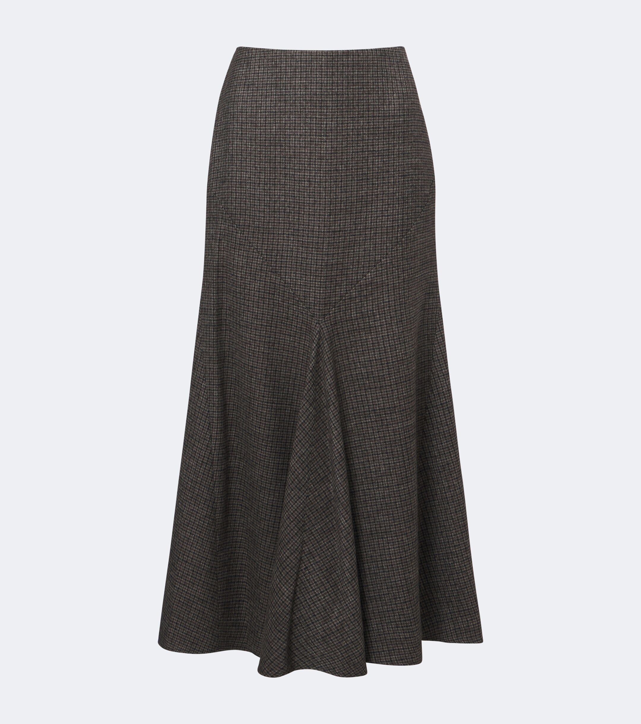 Etro Etro Checked wool midi skirt