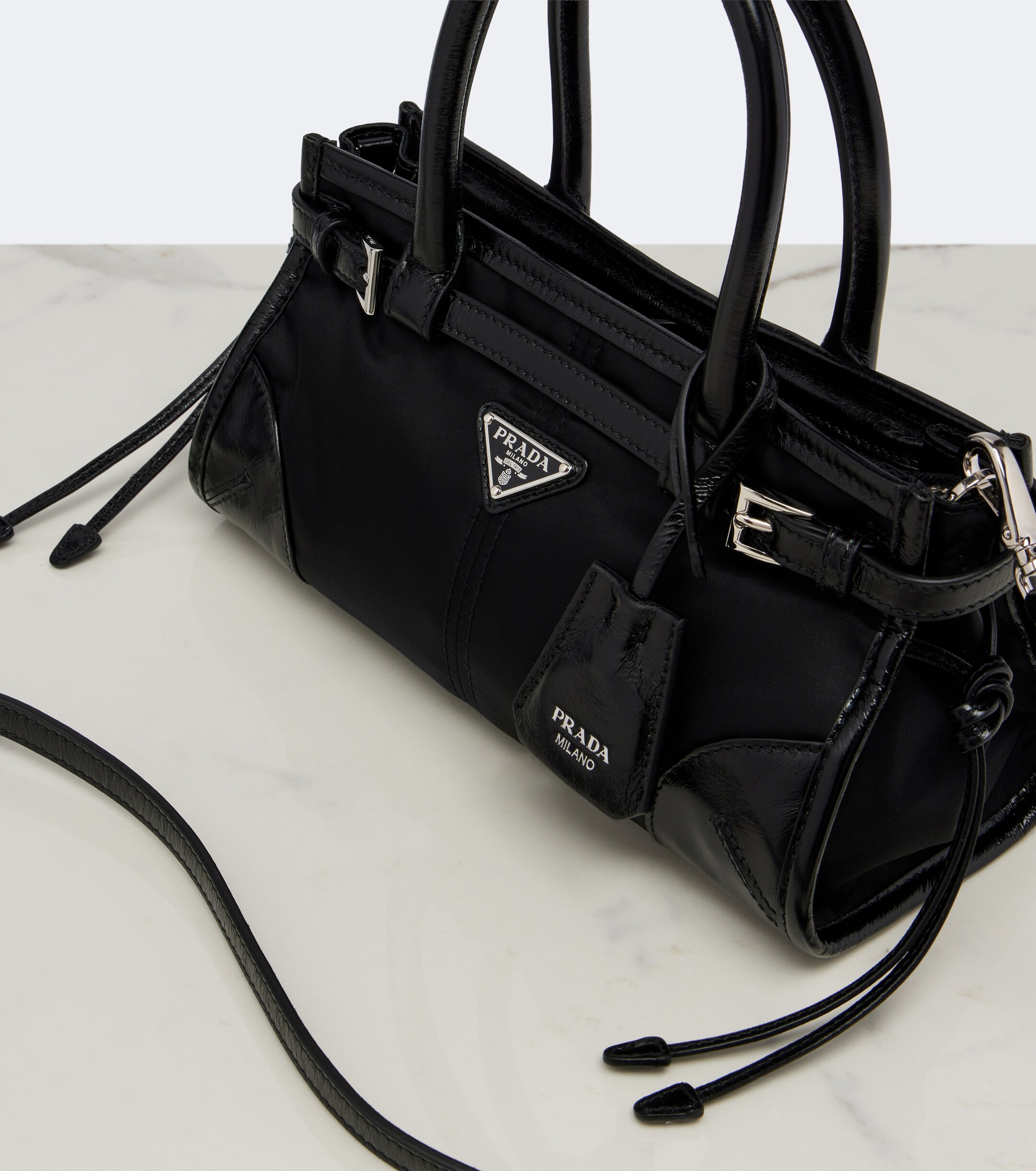 Prada Prada Bonnie Small Re-Nylon top-handle bag