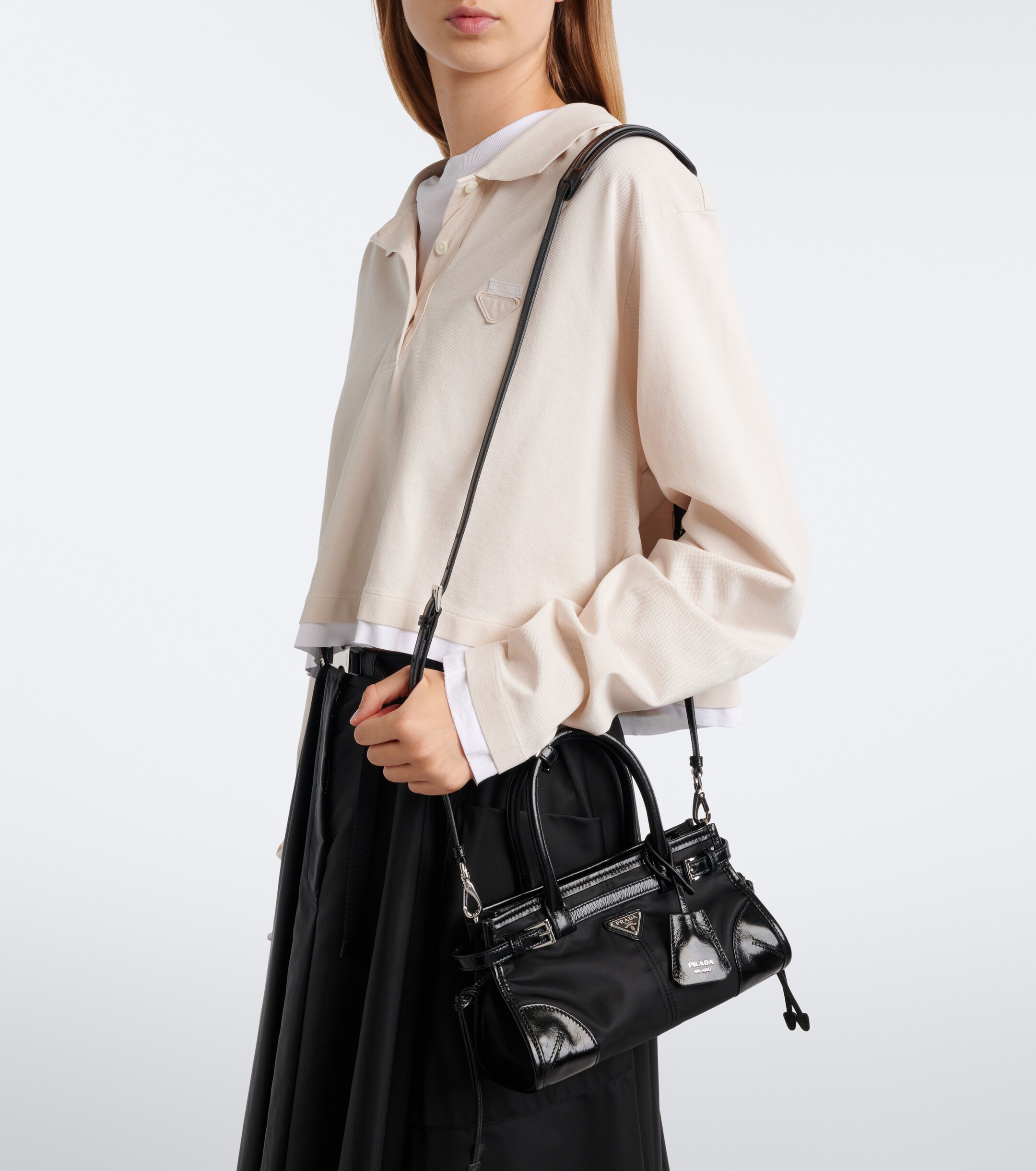 Prada Prada Bonnie Small Re-Nylon top-handle bag