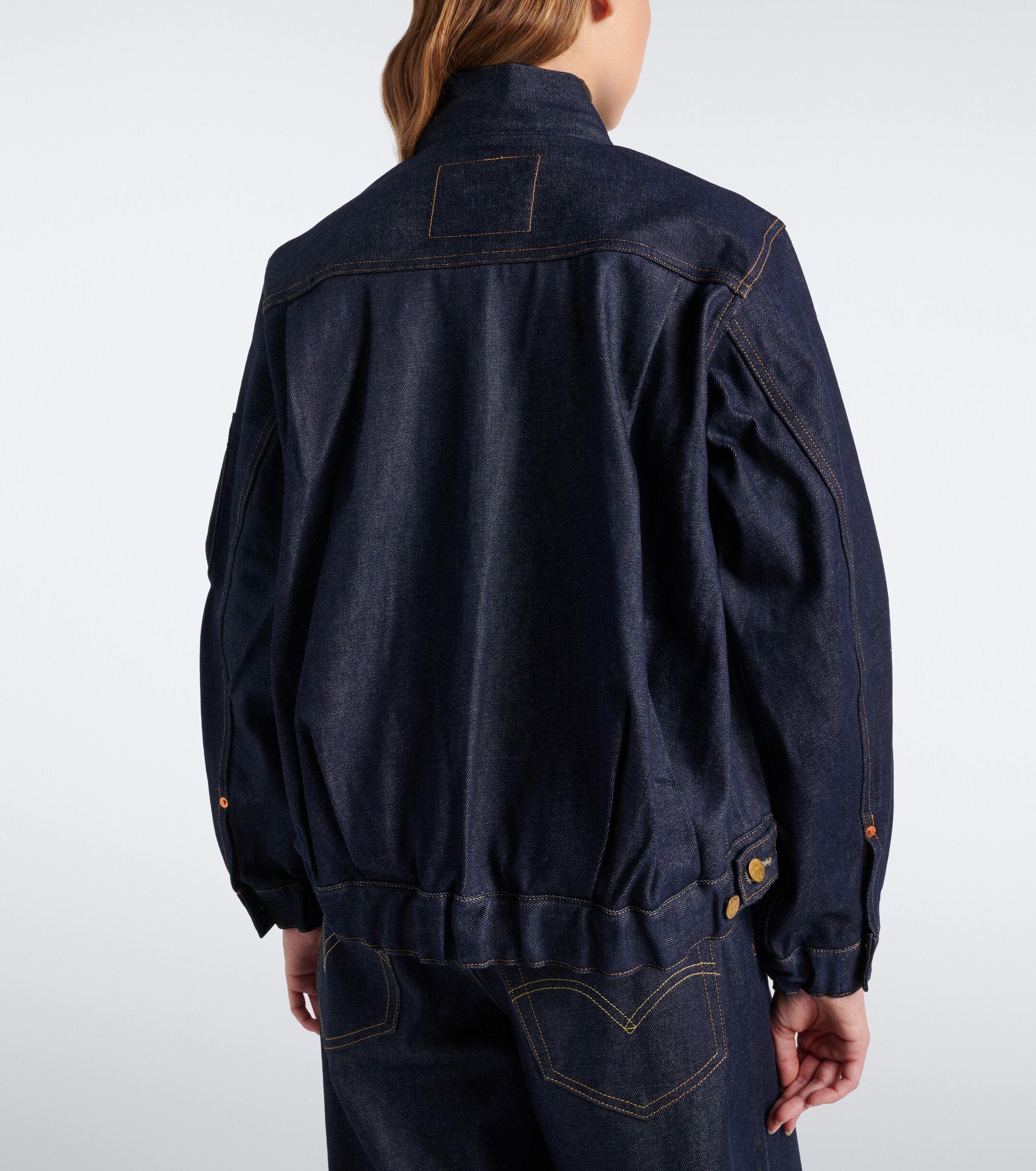 Sacai Sacai Denim bomber jacket