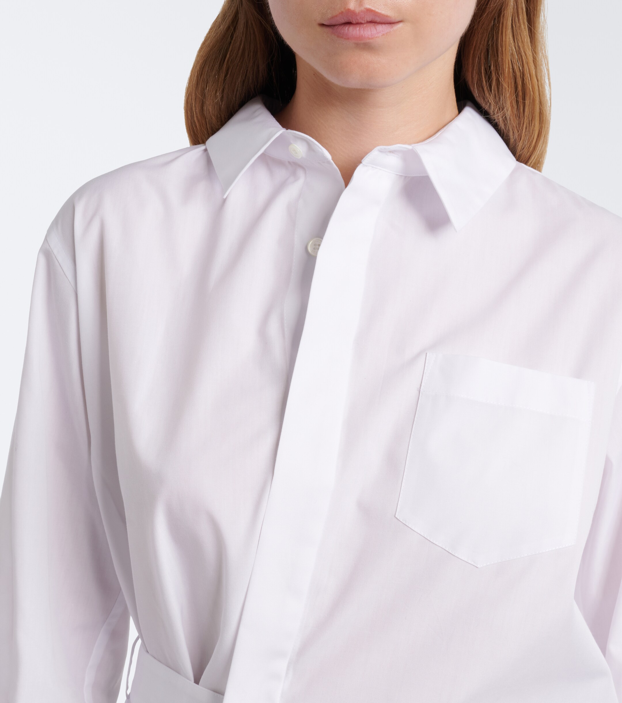Sacai Sacai Cotton-blend poplin shirt