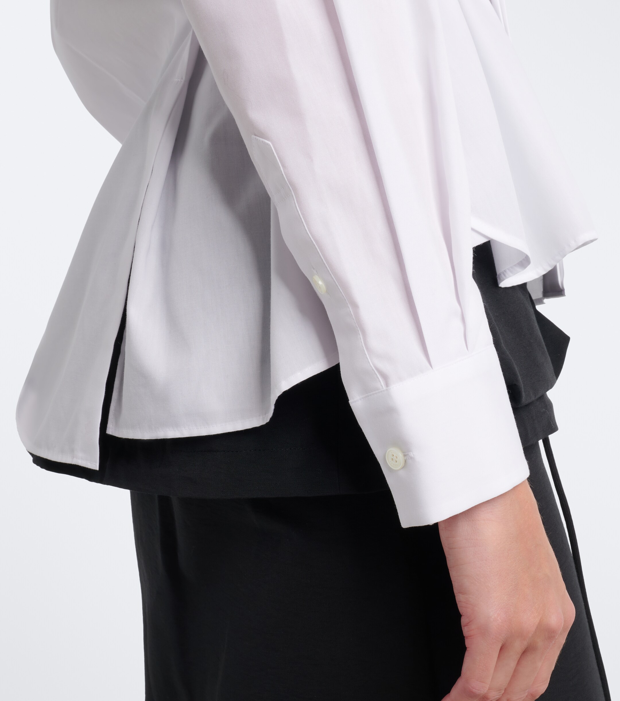 Sacai Sacai Cotton-blend poplin shirt