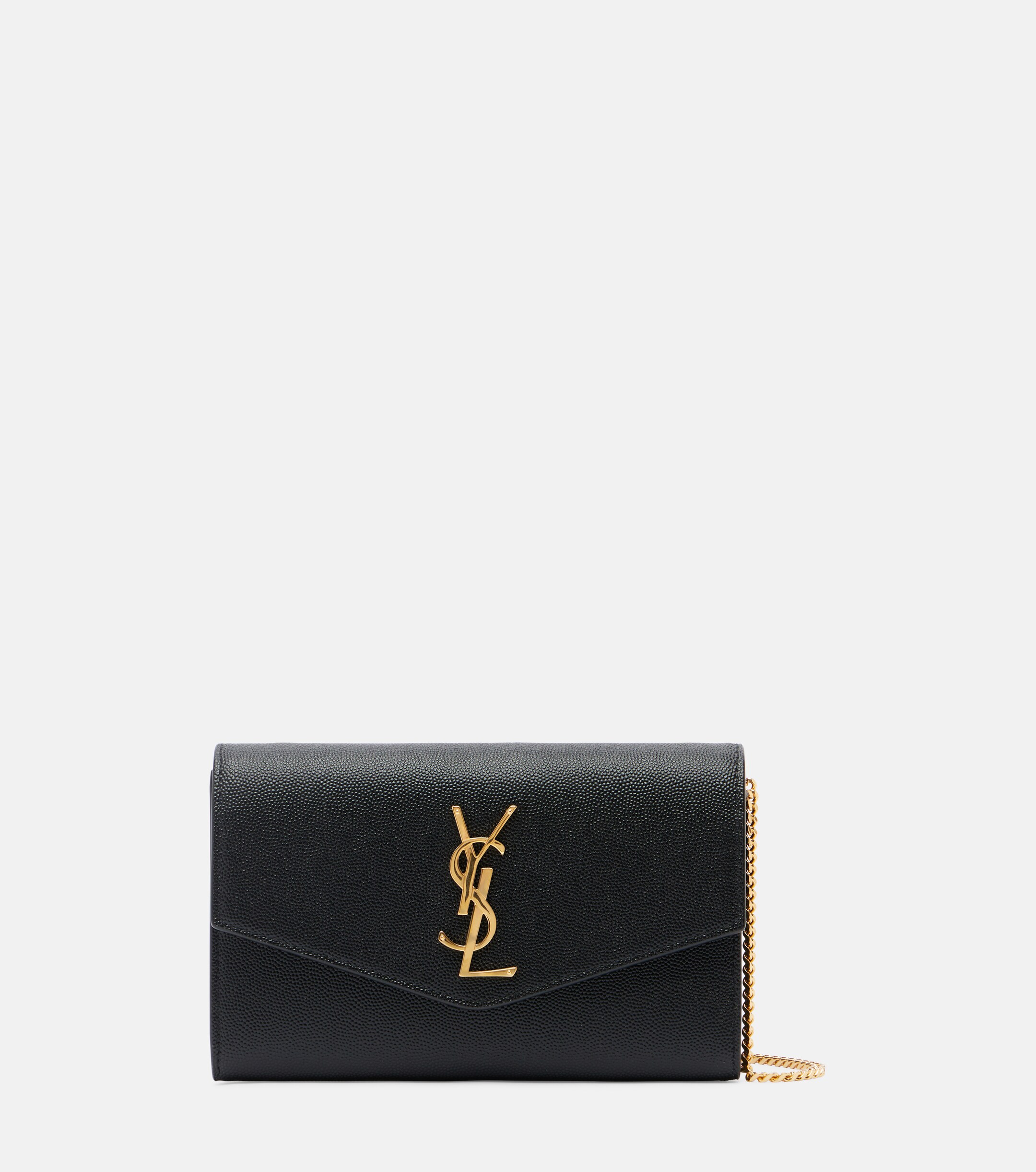 Saint Laurent Uptown leather wallet on chain