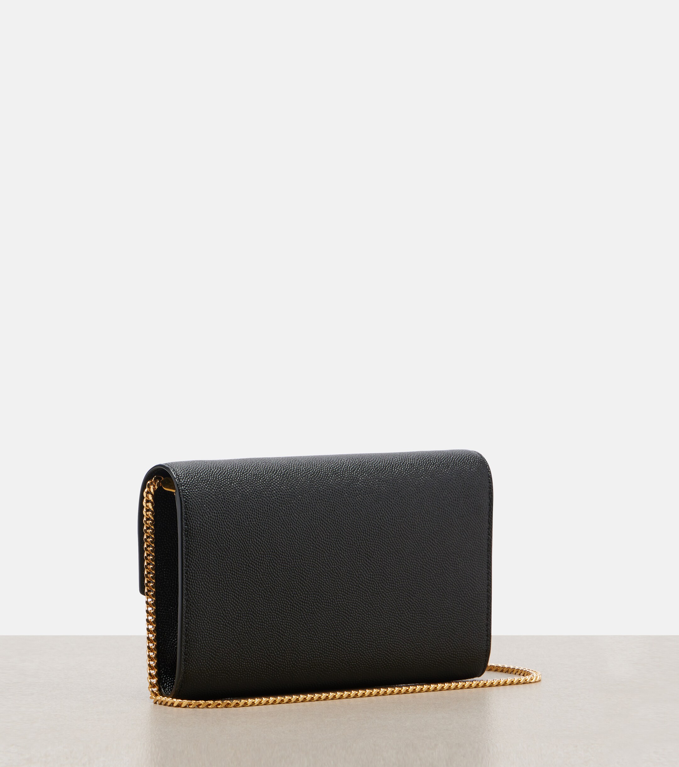 Saint Laurent Uptown leather wallet on chain
